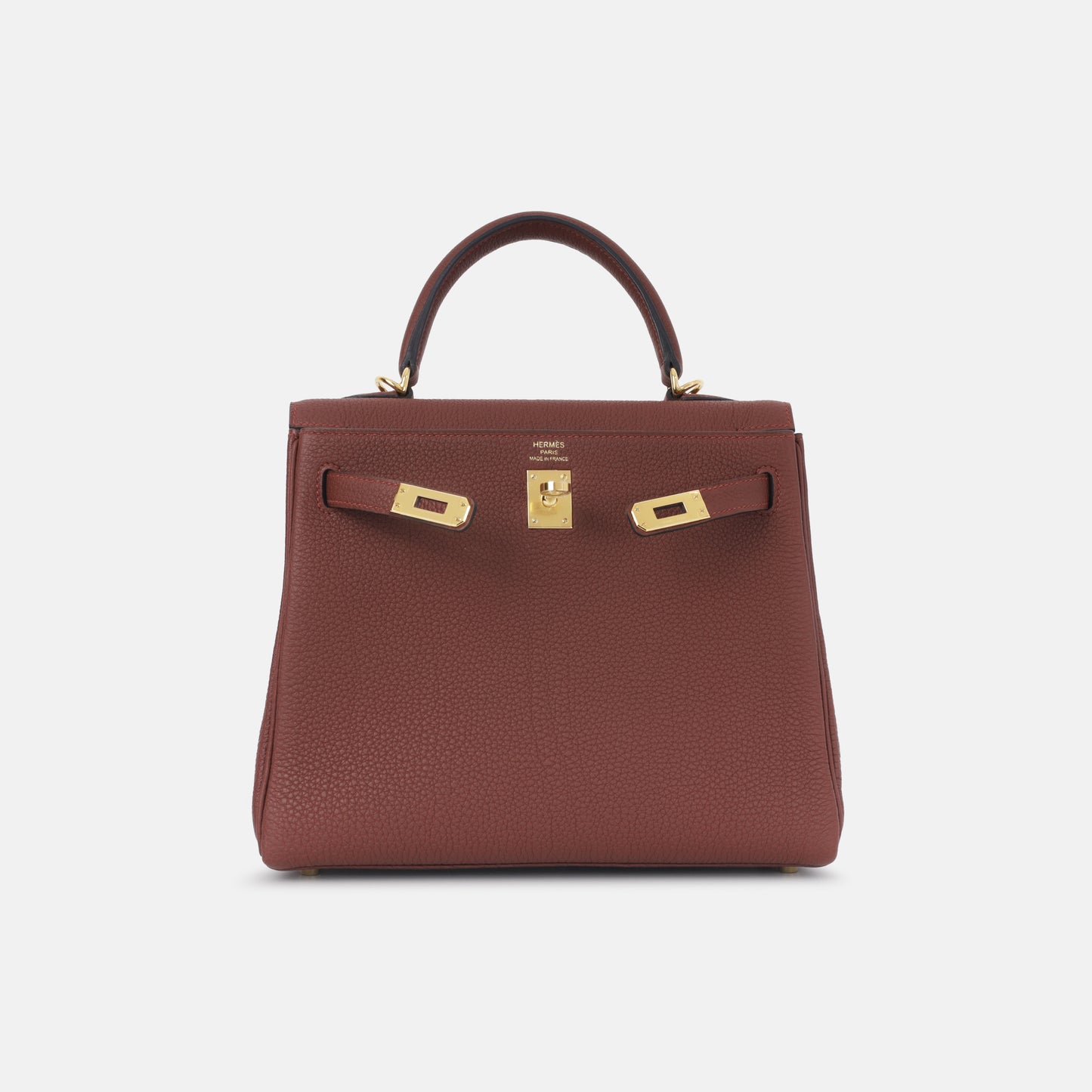 Hermès Kelly 25 - Rouge H Togo | Gold Hardware