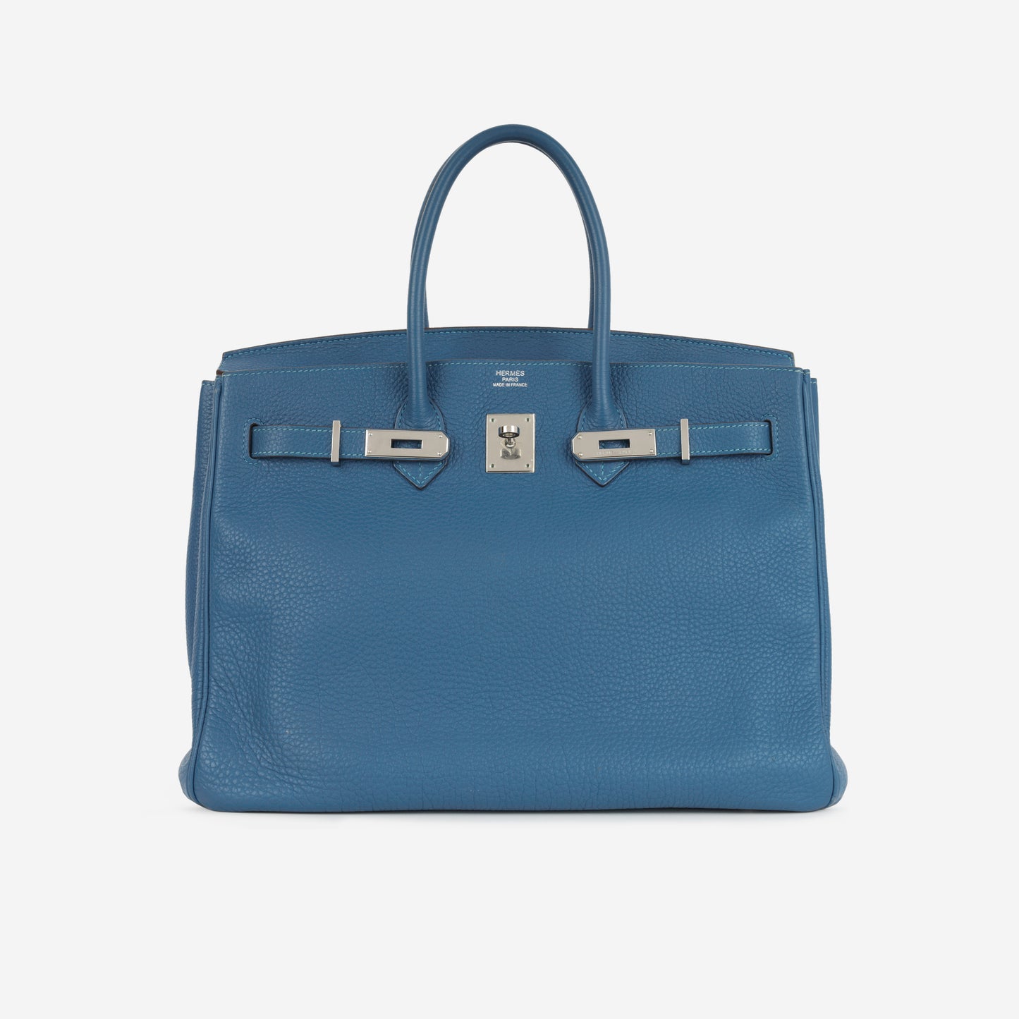 Birkin 35 - Bleu Mykonos