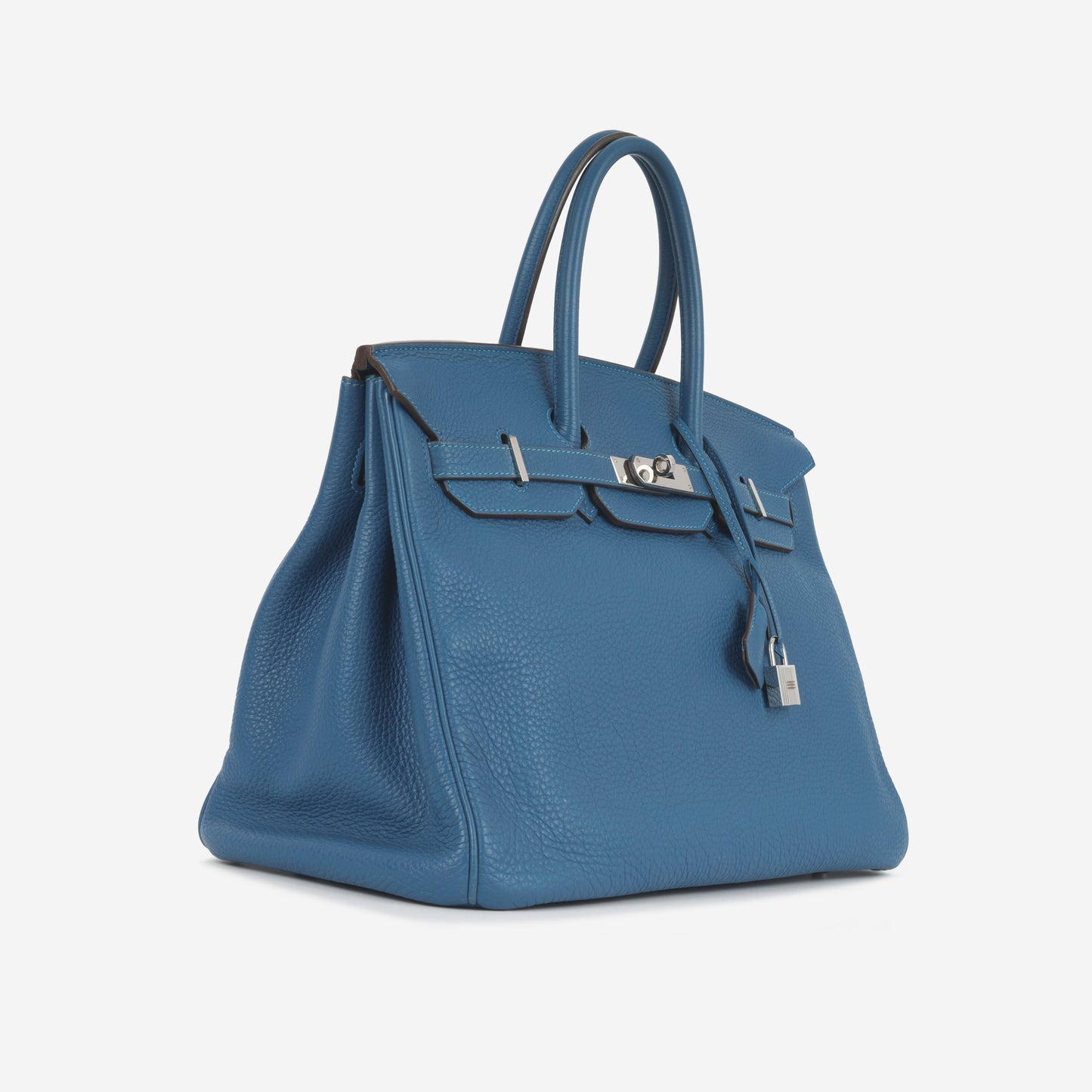 Birkin 35 - Bleu Mykonos