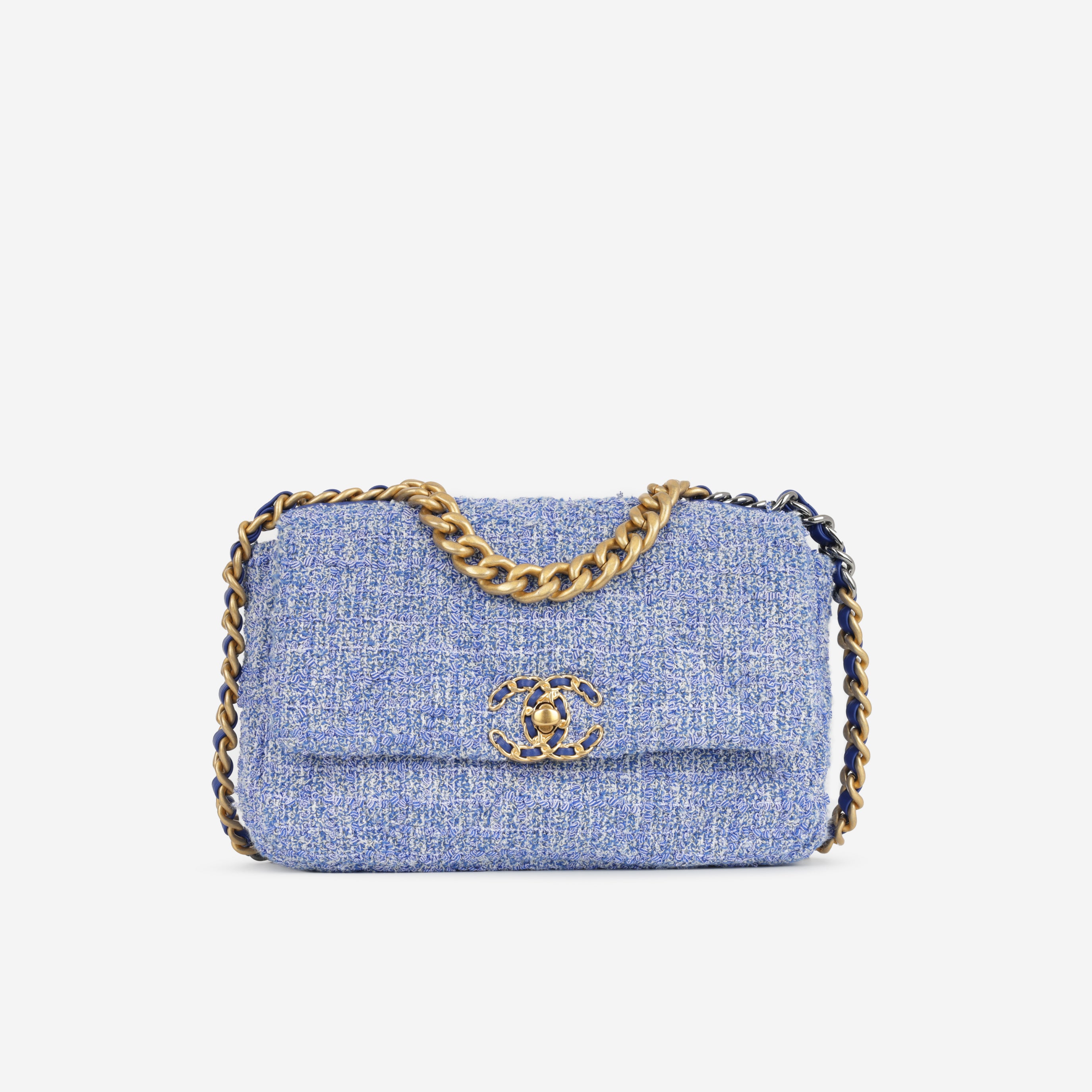 Chanel CC Timeless top Wool Bag