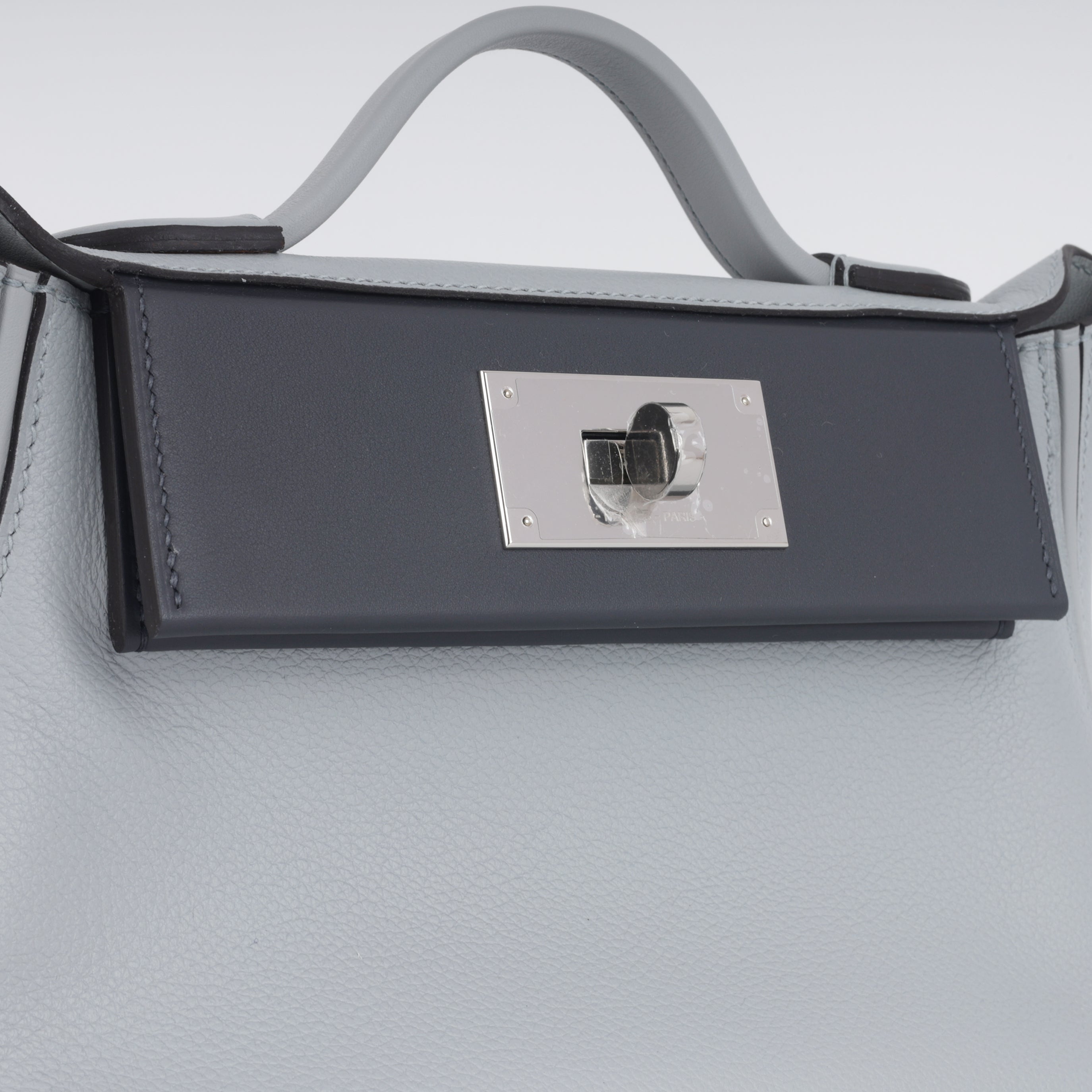 Hermes - 24/24 - 21 - Bleu Glacier Evercolor / Ardoise Swift PHW