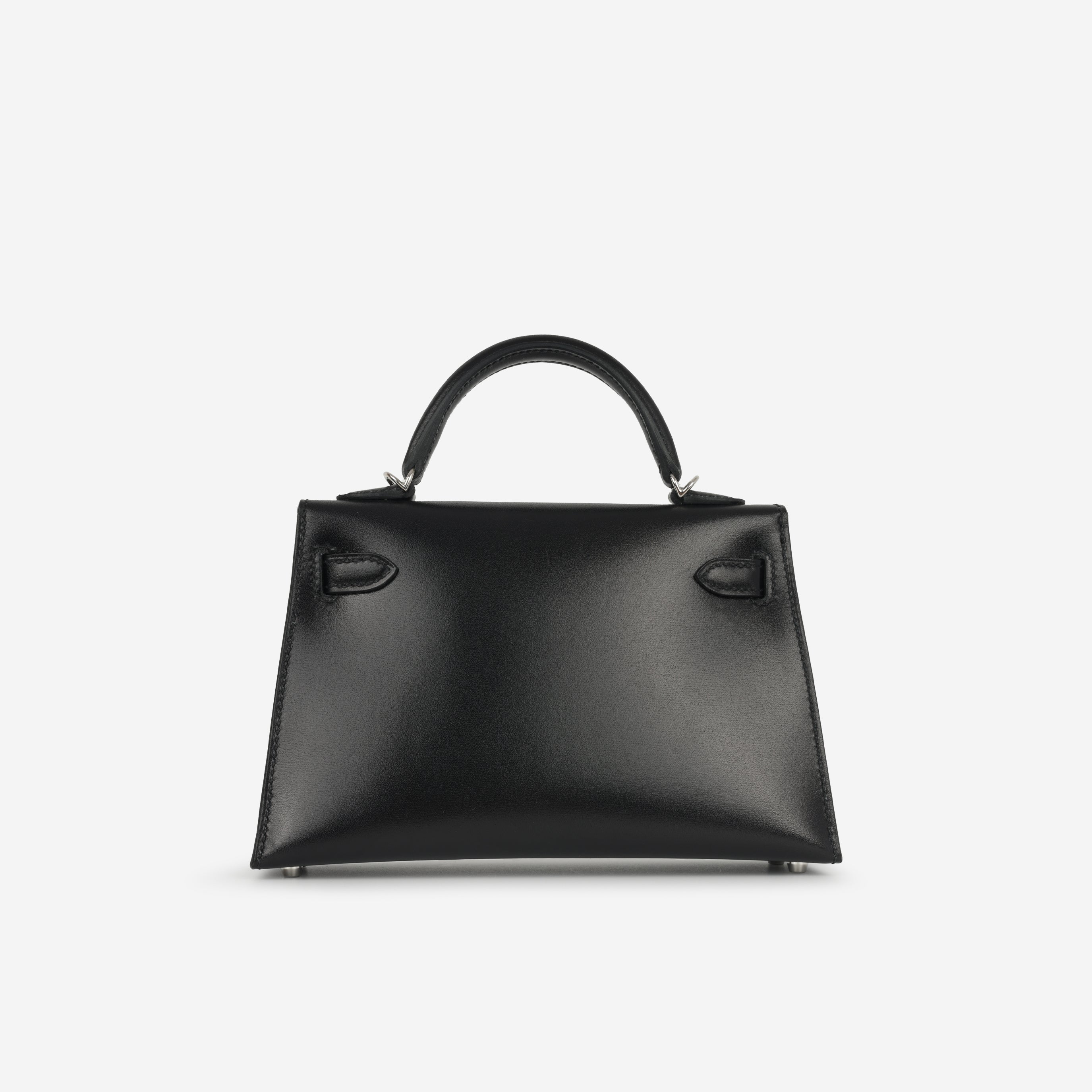 HERMESミニルーペ袋付き Hermès Mini Kelly 20 Black Box Calf PHW – Authentic Luxury Bag