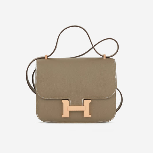 Hermès Constance 18 - Etoupe Epsom | Rose Gold Hardware