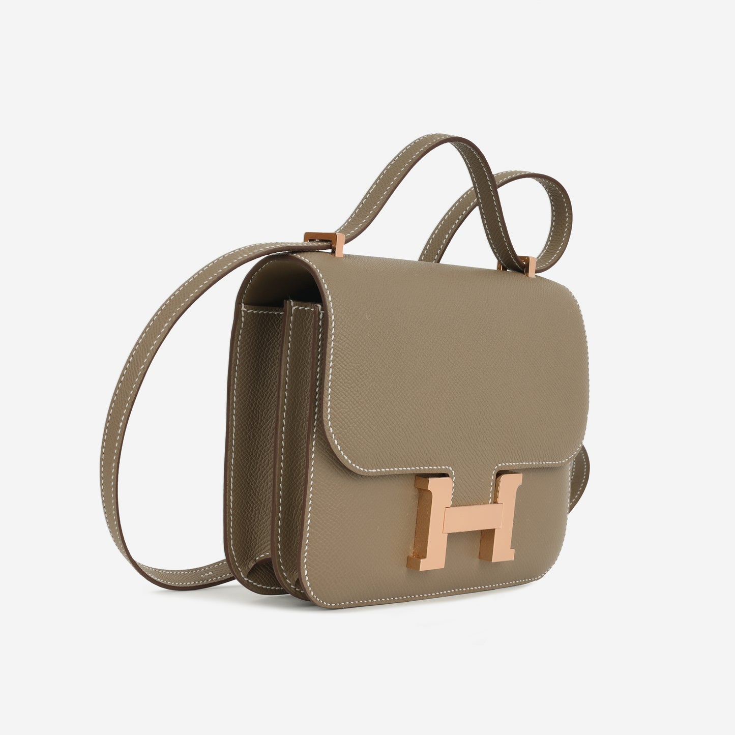 Hermès Constance 18 - Etoupe Epsom | Rose Gold Hardware