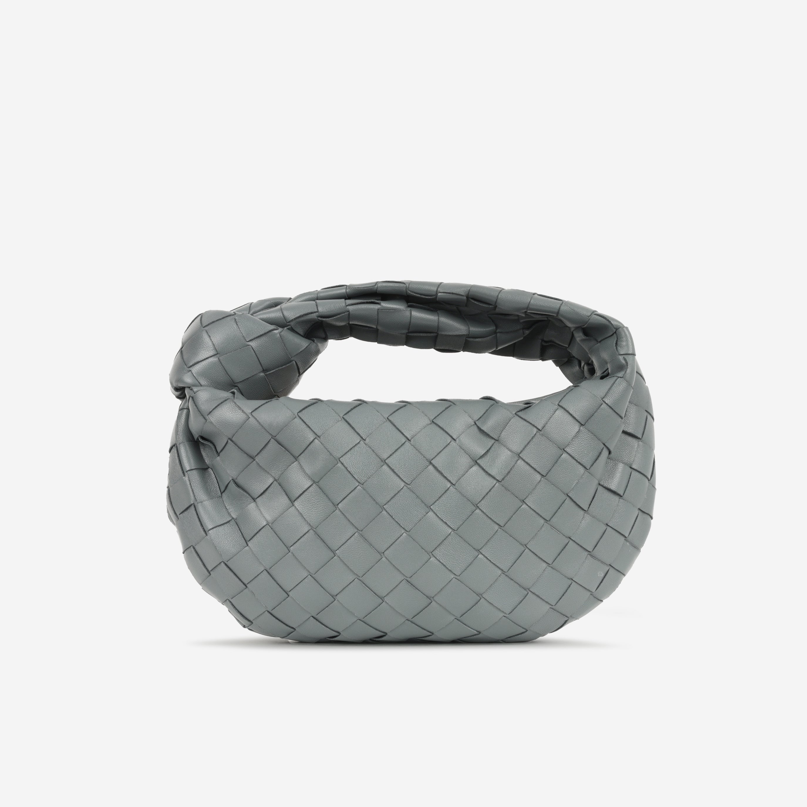 Bottega Veneta - Mini Jodie - Grey Lambskin Intrecciato GHW - Pre