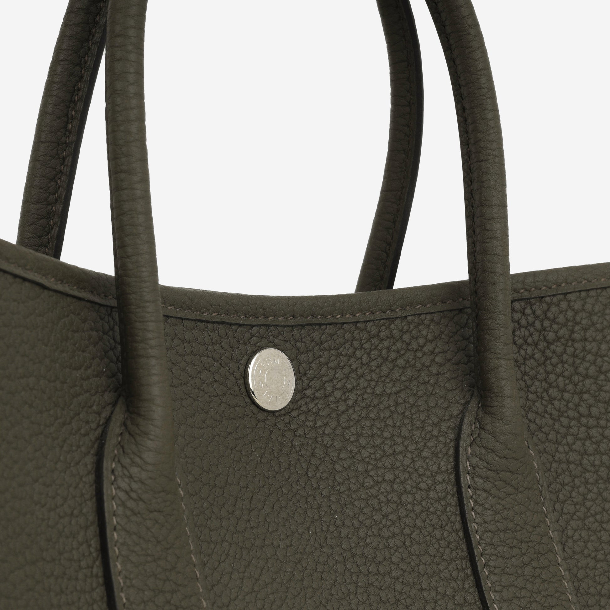 Hermès Garden Party 30 - Eucalyptus Negonda | Palladium Hardware - Bagista