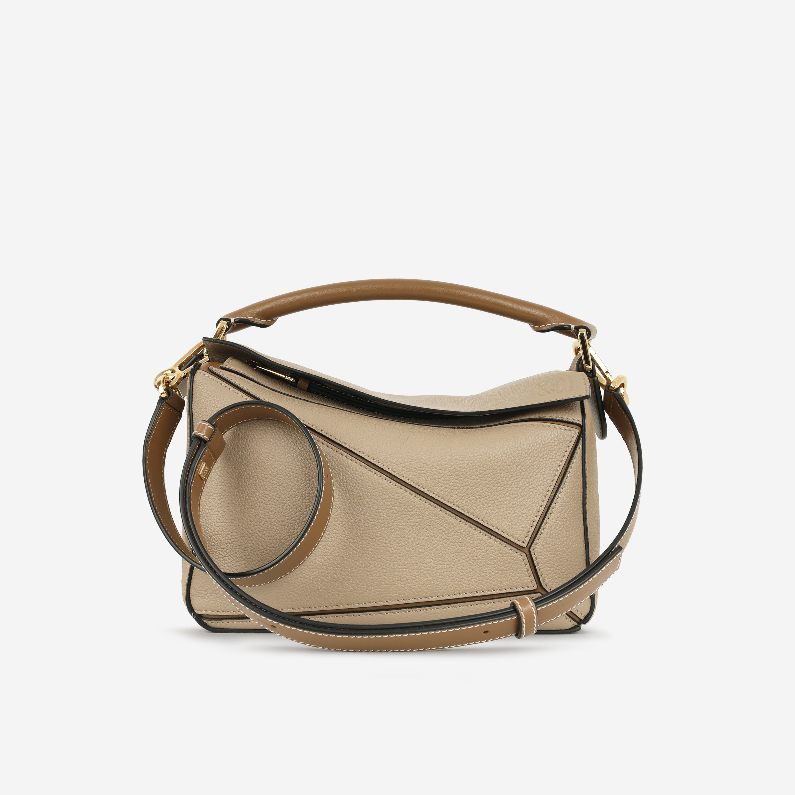 LOEWE Puzzle パズル スモール バッグ Sand/Mink LOEWE（ロエベ） PUZZLE SMALL BAG パズル スモール バッグ