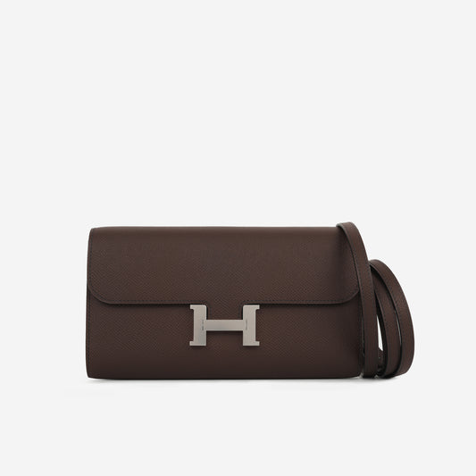 Hermès Constance To Go - Rouge Sellier Epsom | Palladium Hardware