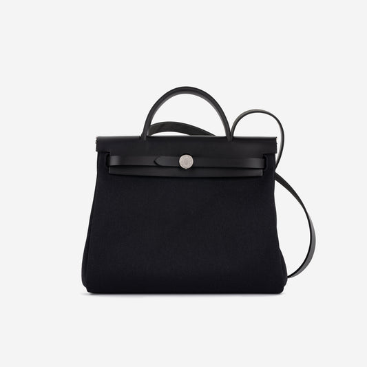 Hermès Herbag 31 - Noir Canvas | Palladium Hardware