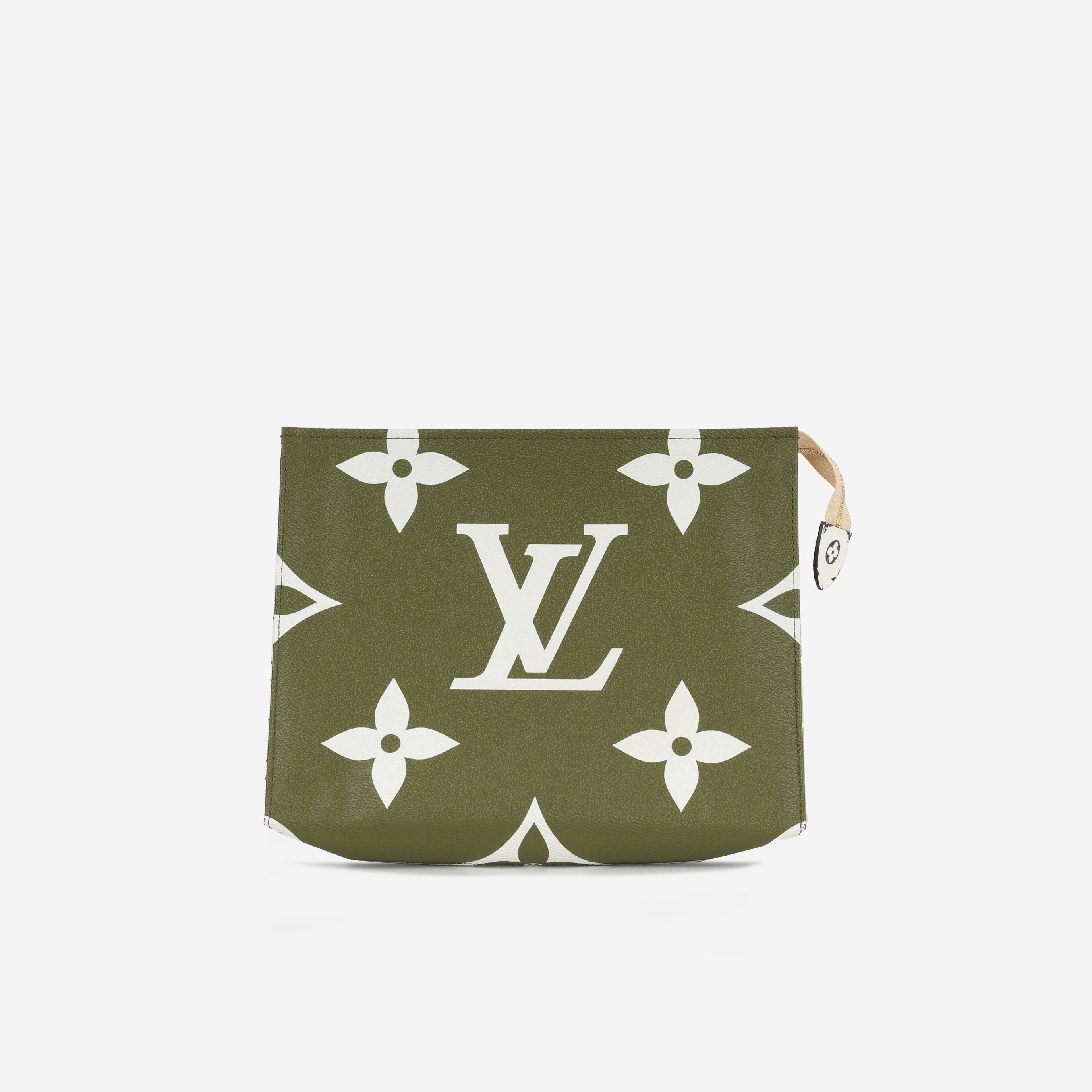 LOUIS VUITTON グリーン ケース Louis Vuitton - Toiletry Pouch - Monogram Giant Khaki Canvas