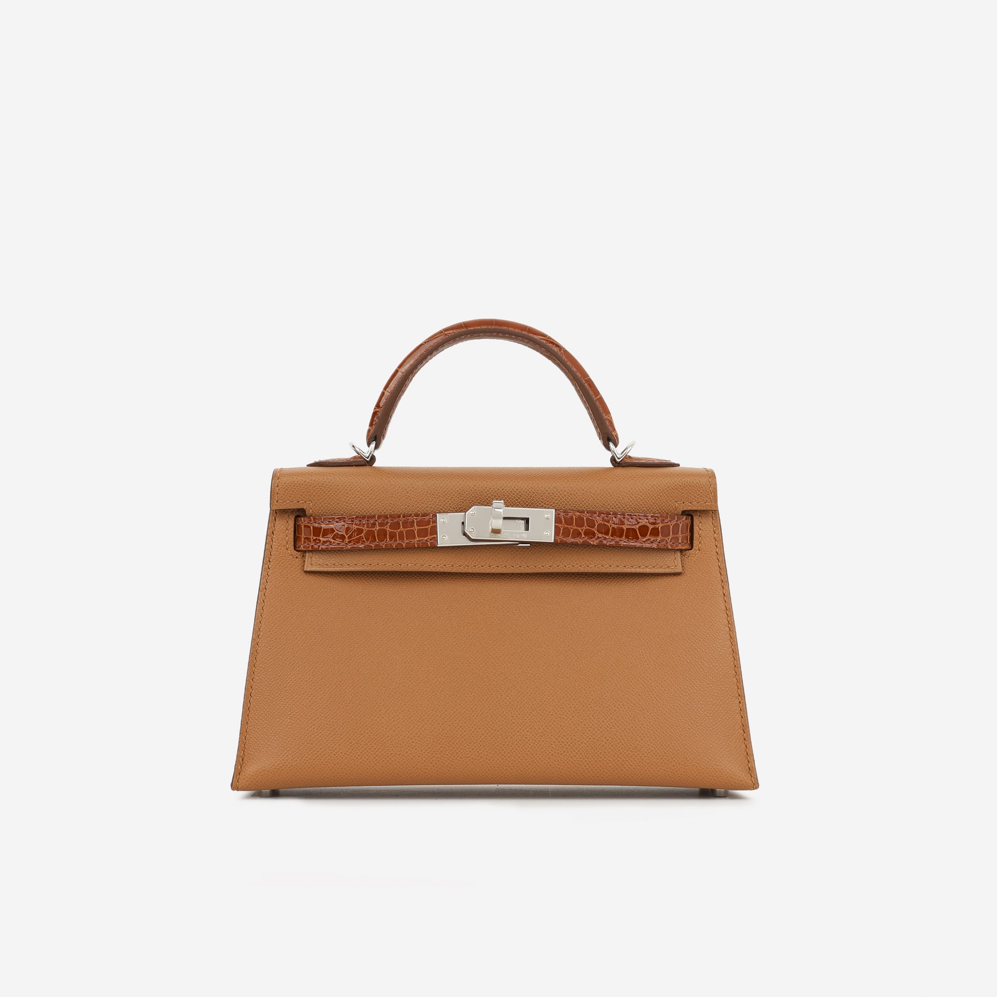 Hermès Mini Kelly Touch Gold Madame Etrusque Alligator