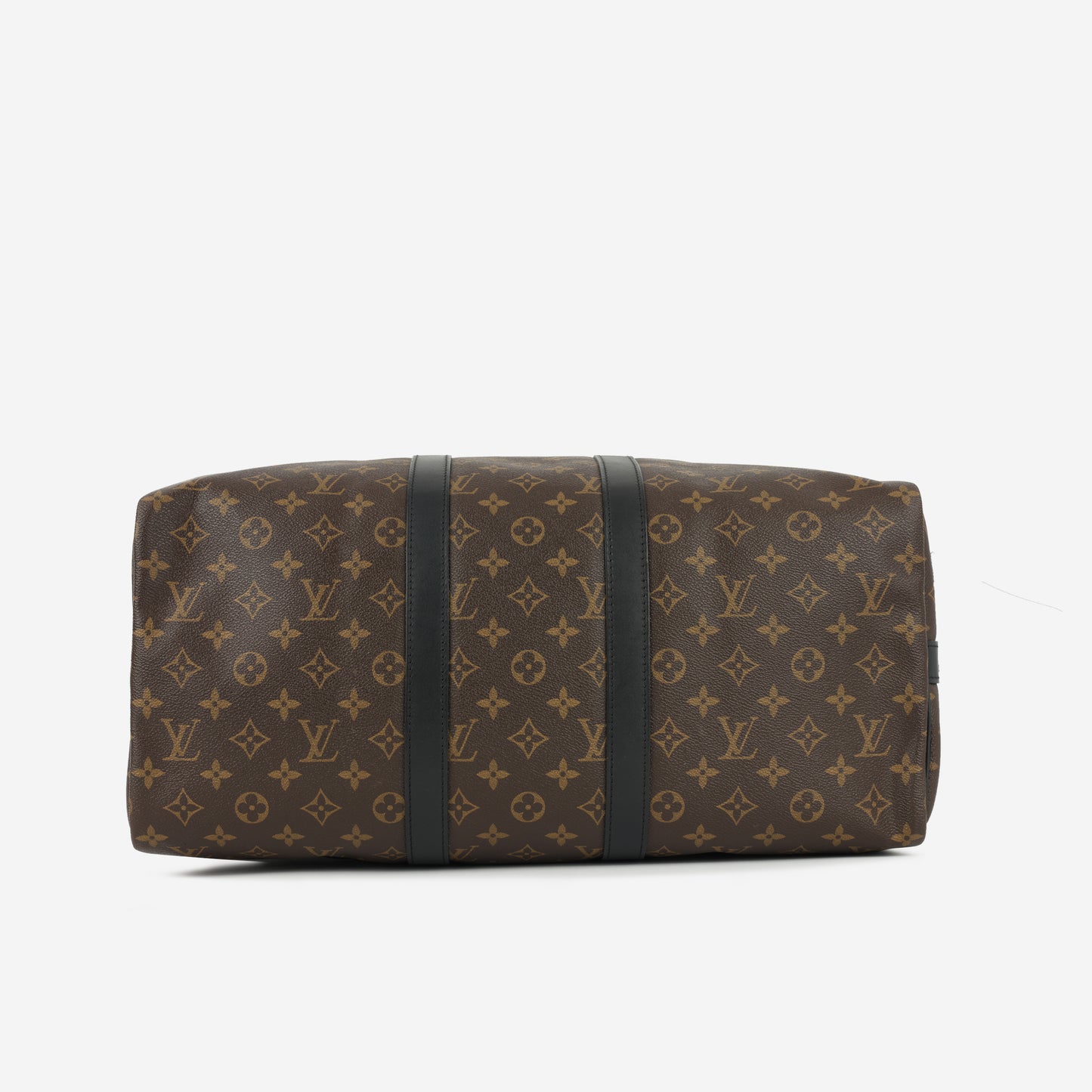 Louis Vuitton Keepall Bandoulière 45 - Monogram Macassar | Silver Hardware