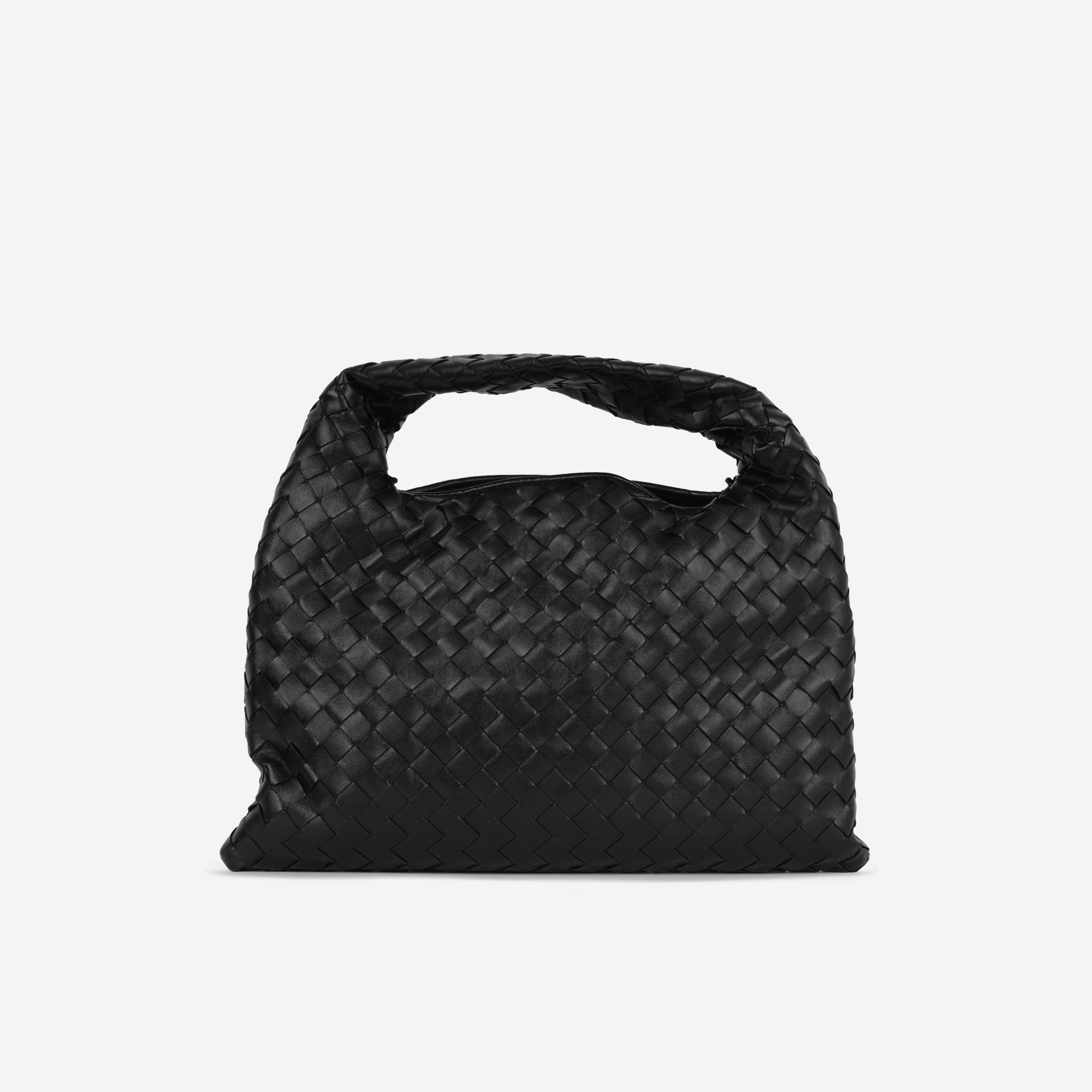 Bottega Veneta - Small Hop - Black Intrecciato Leather GHW