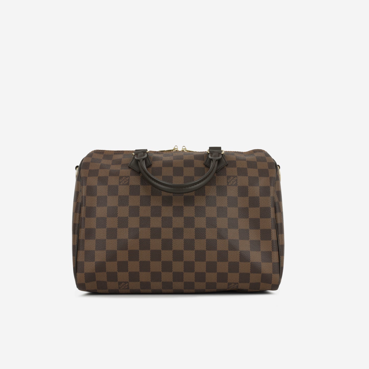 Louis Vuitton Speedy 30 Bandouliere - Damier Ebene | Gold Hardware
