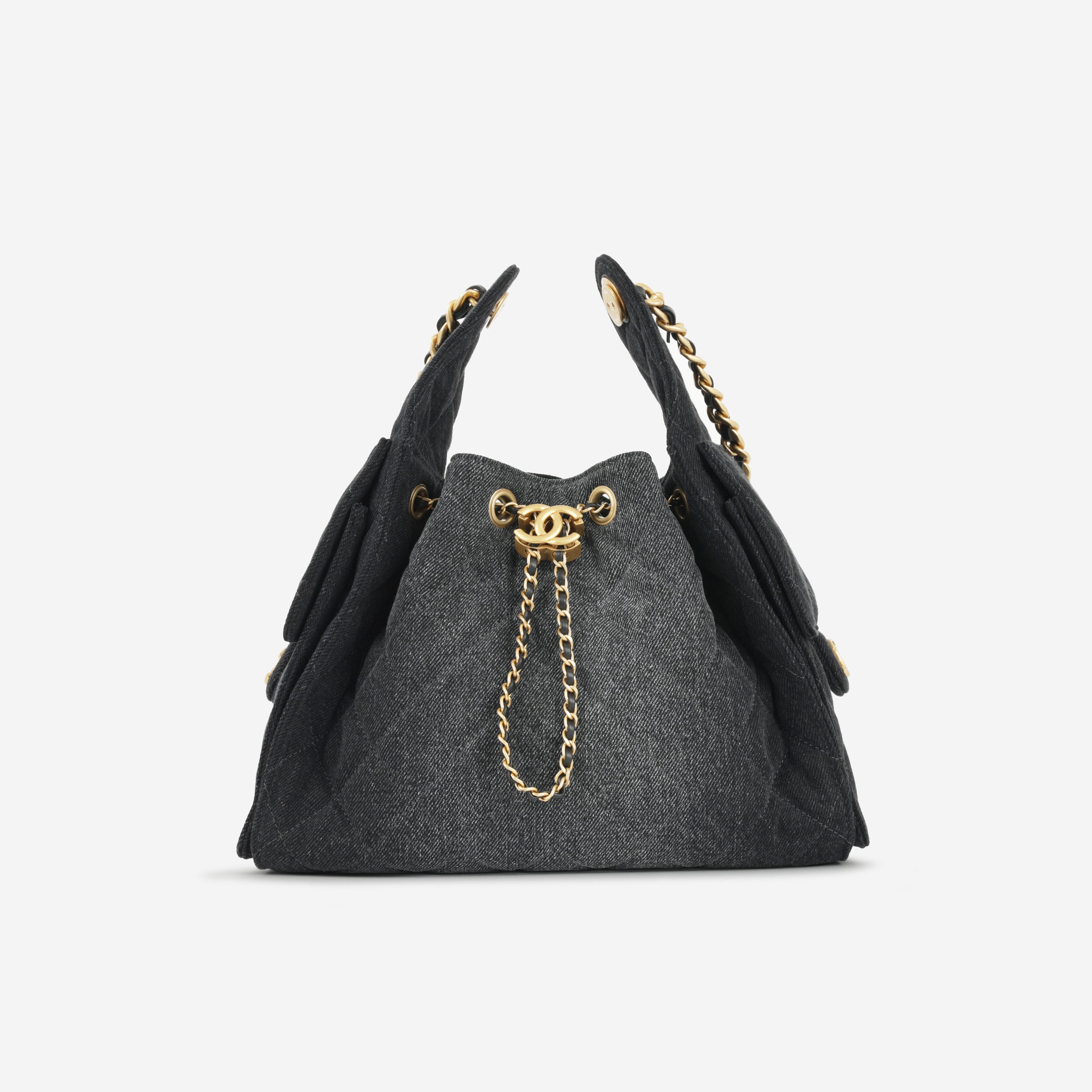 Chanel - Small 25 Hobo - Dark Denim Ombre AGHW - Pristine - 2025 – Bagista