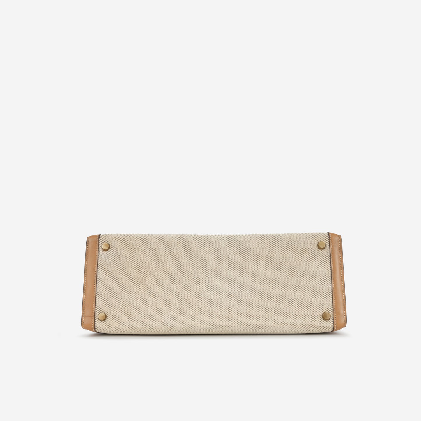 Vintage Kelly 32 - Natural Courchevel / Toile | Gold Hardware