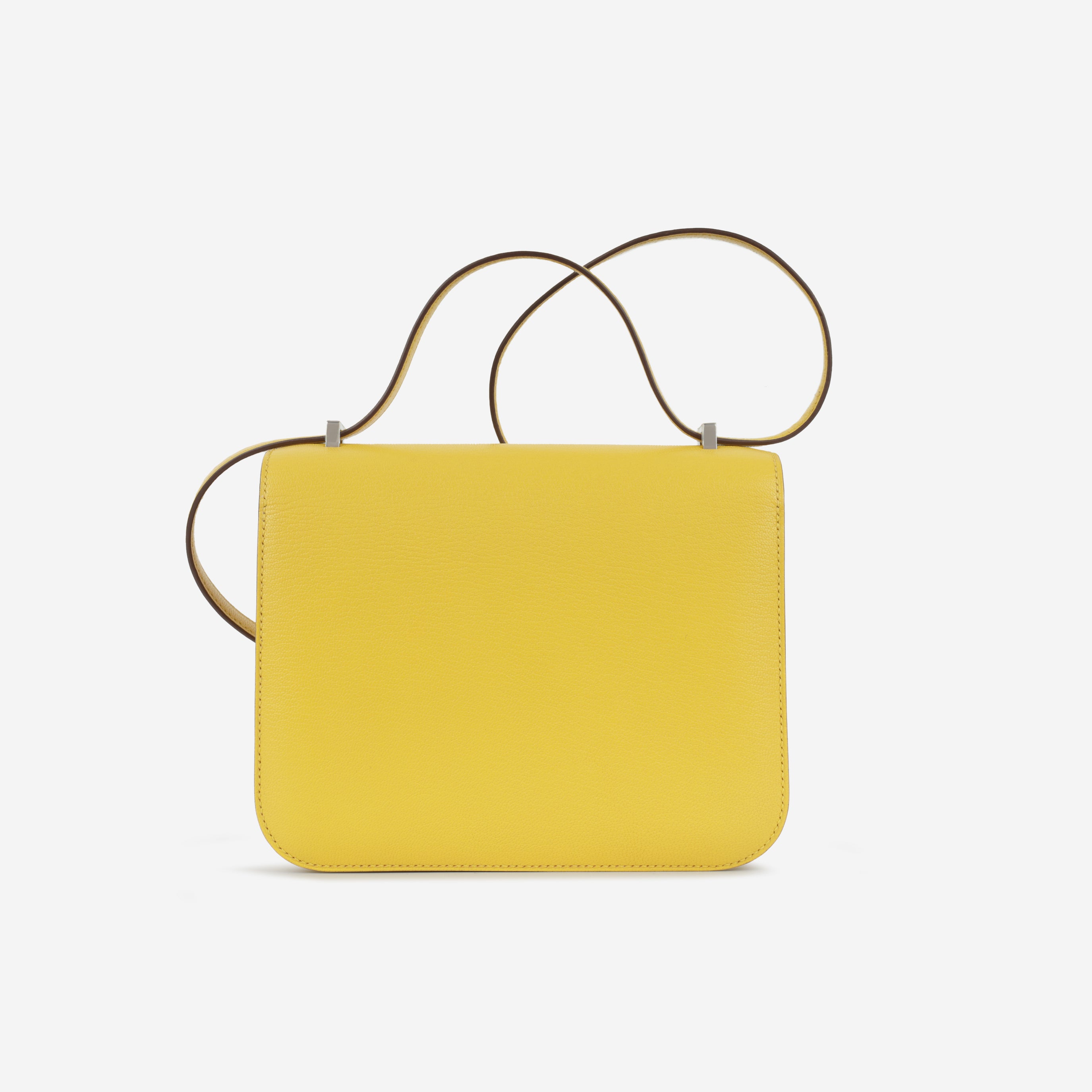 Hermès - Constance 18 - Jaune De Naples Chevre Mysore PHW - Unused