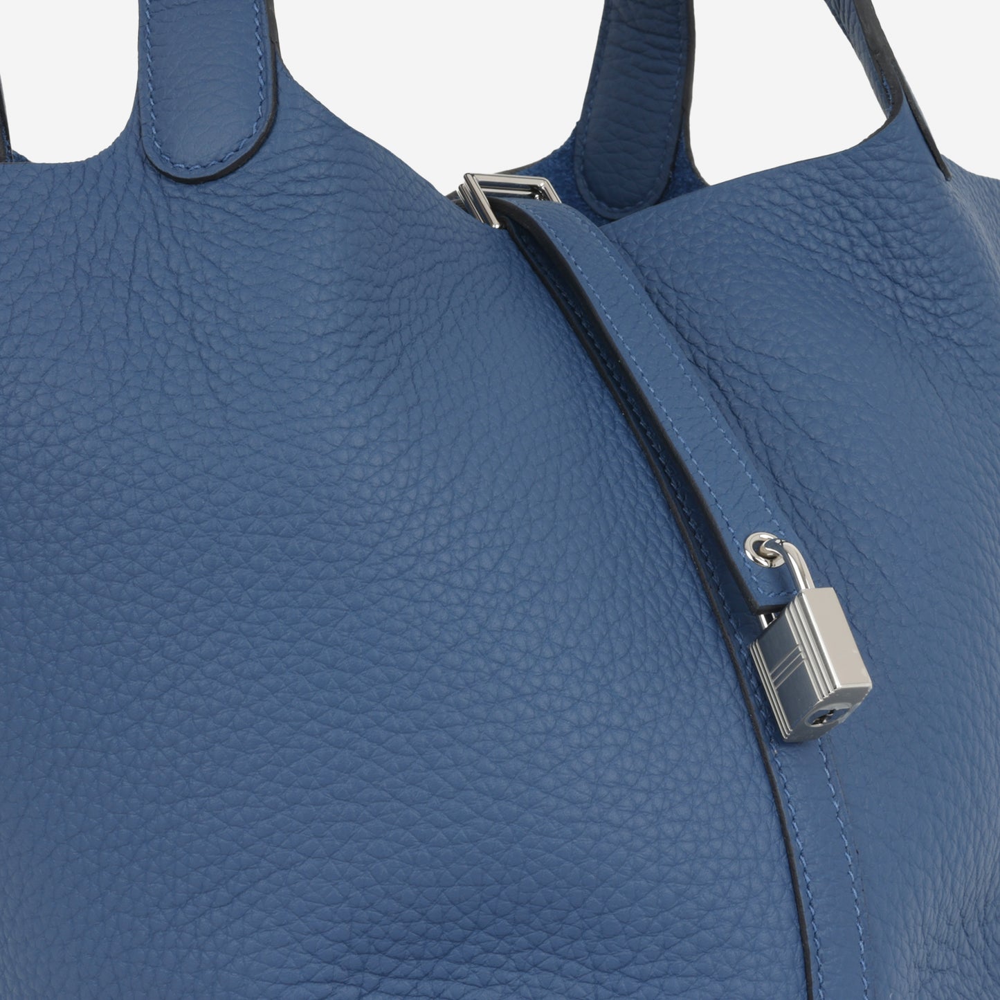 Hermès Picotin 22 - Bleu Tie Clemence | Palladium Hardware