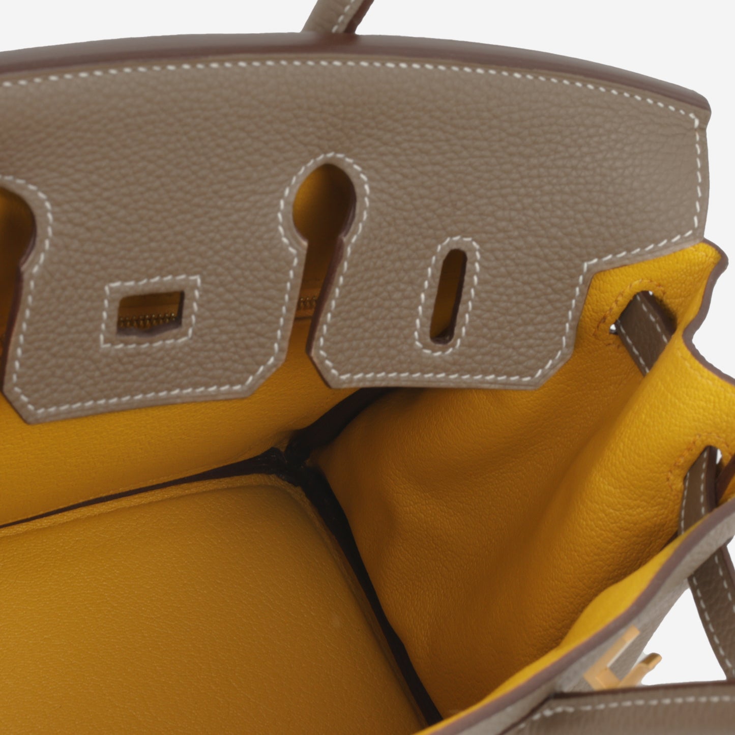 HSS Birkin 25 - Etoupe / Jaune Ambre