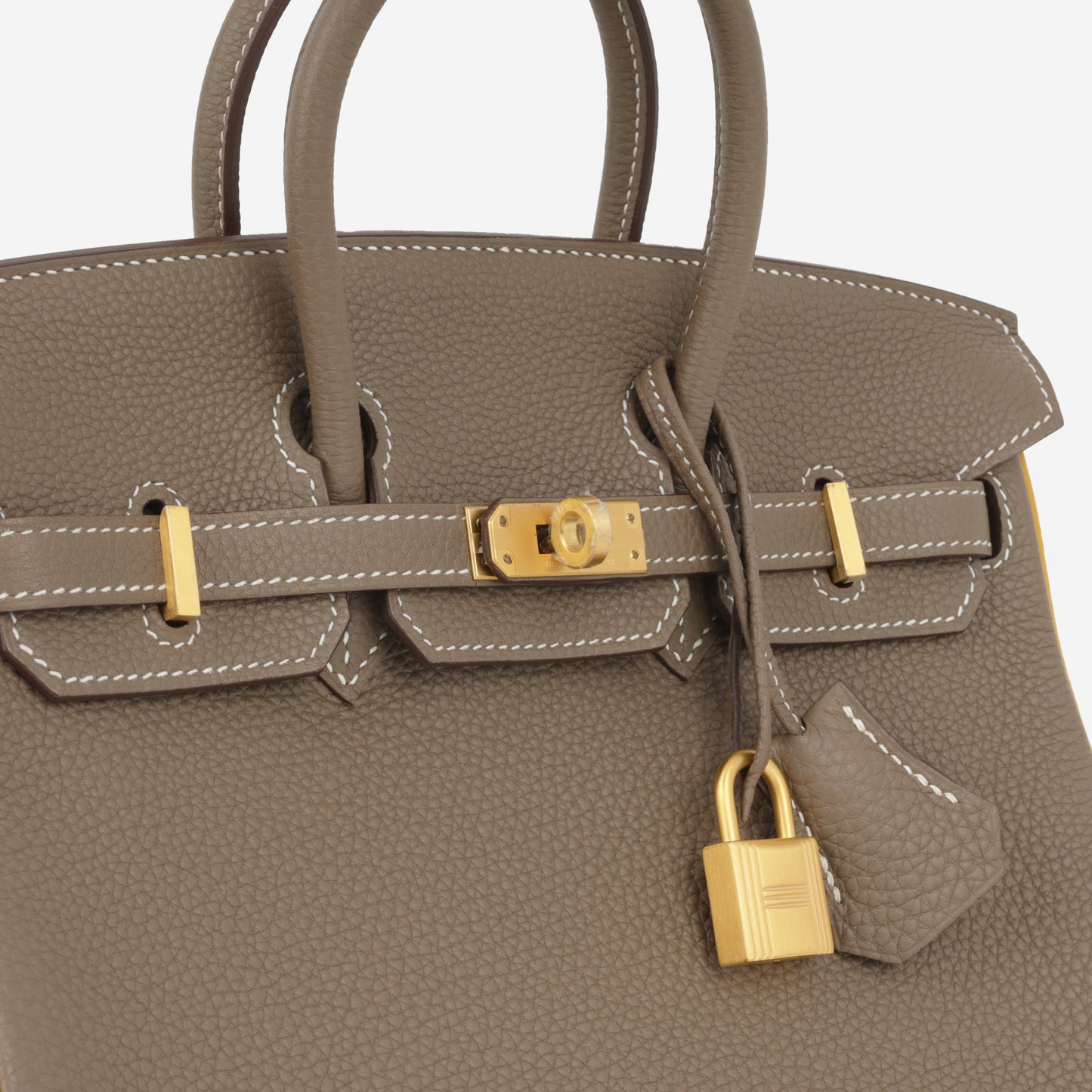 HSS Birkin 25 - Etoupe / Jaune Ambre