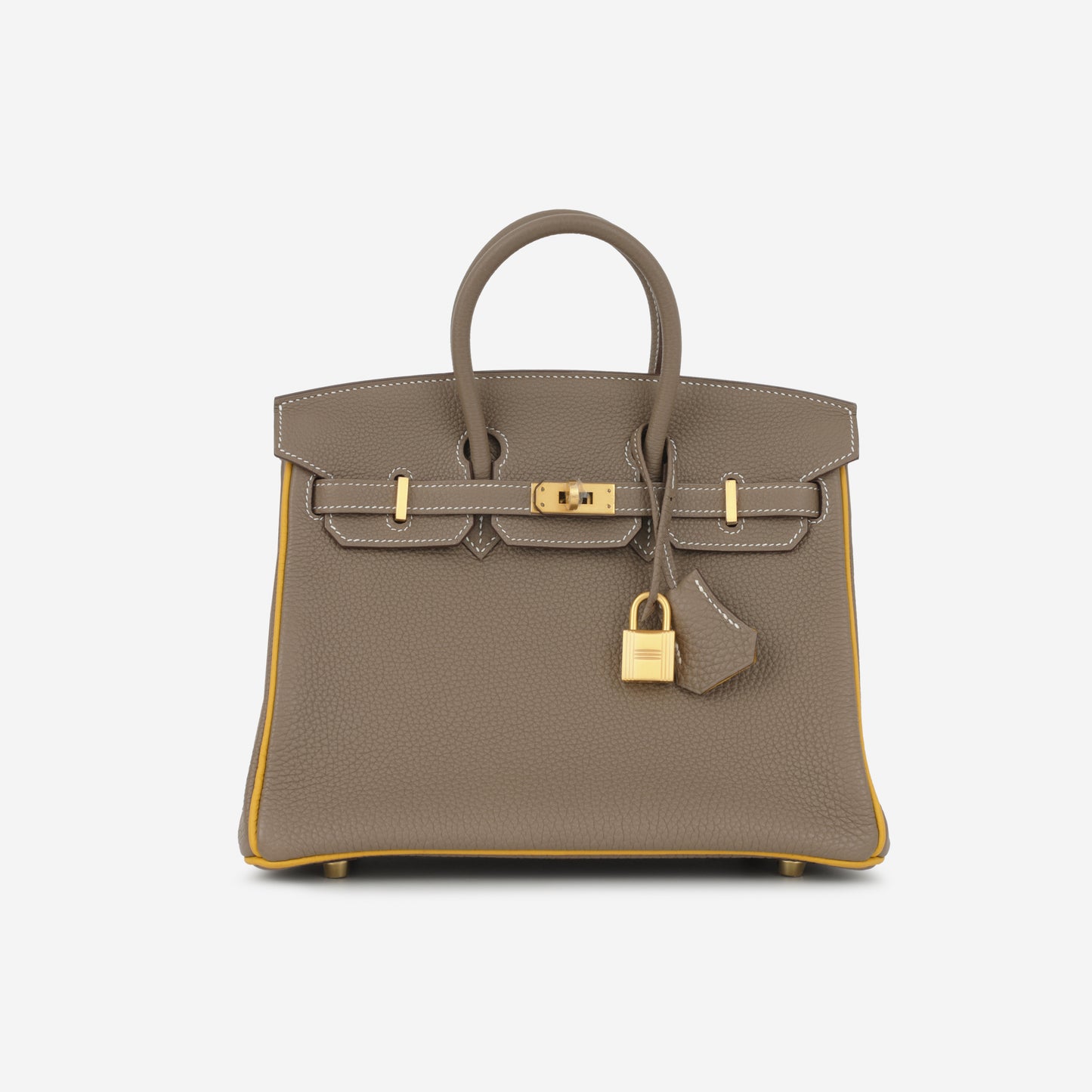 HSS Birkin 25 - Etoupe / Jaune Ambre