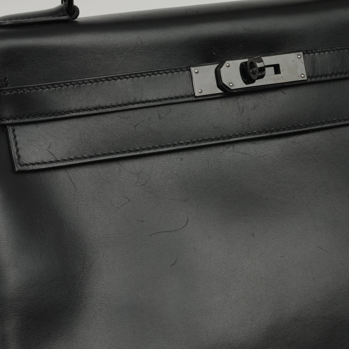Hermès Kelly 32 - So Black Box Calf