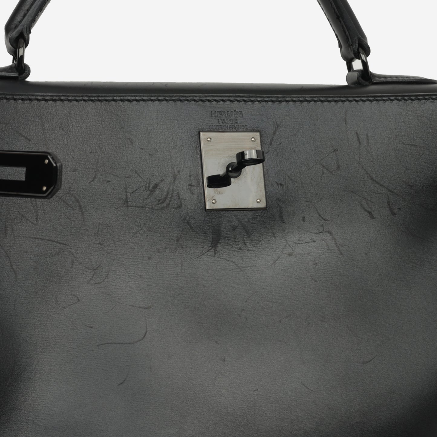 Hermès Kelly 32 - So Black Box Calf