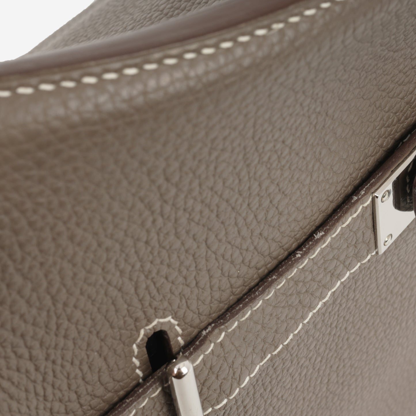 Hermès Jypsière 34 - Etoupe Clemence | Palladium Hardware