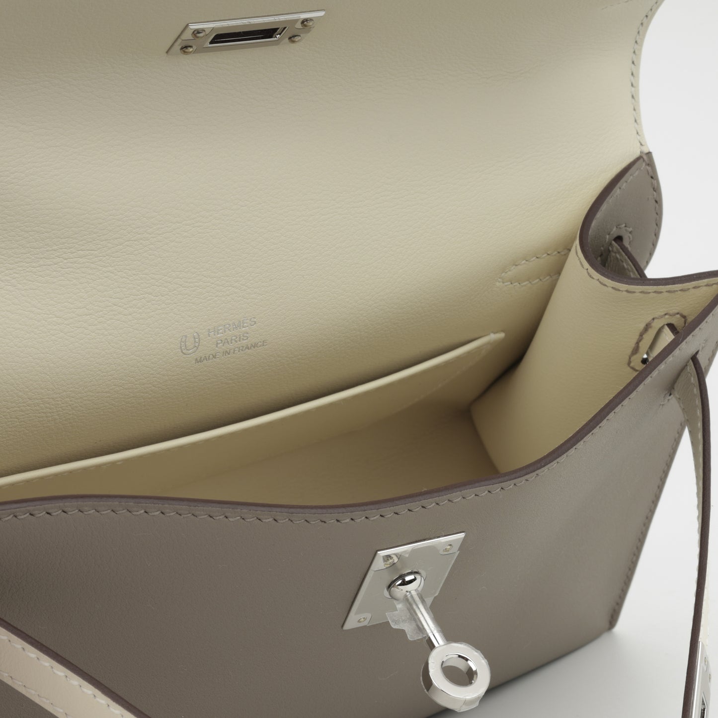 Hermès HSS Kelly Pochette - Etoupe / Craie