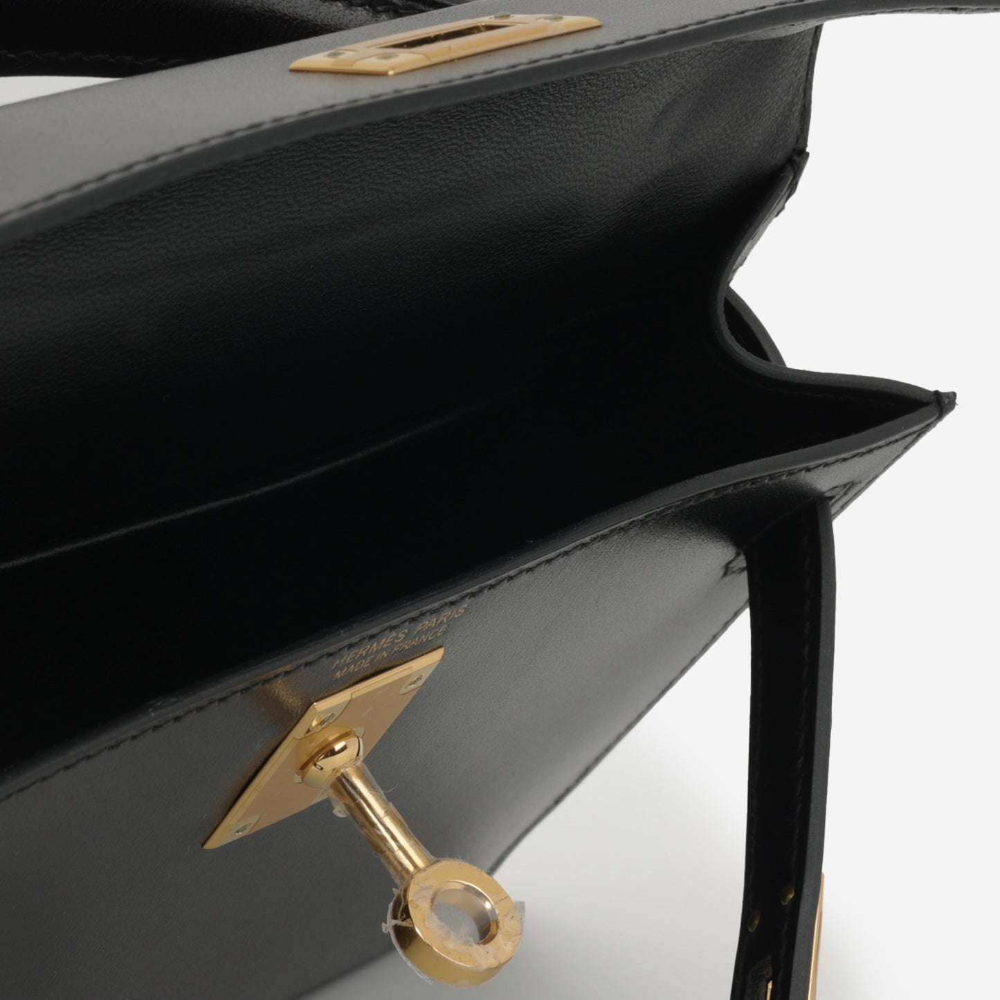 Hermès Mini Kelly - Noir Box Calf