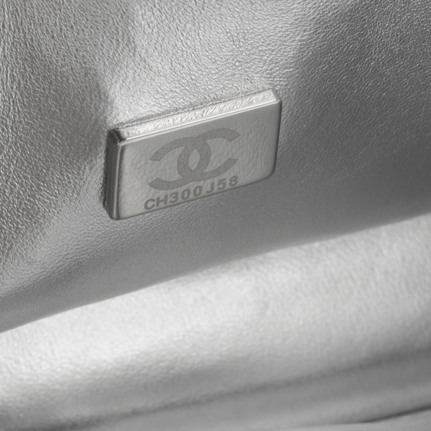 Chanel Classic Flap - Silver Hammered Metallic Calfskin