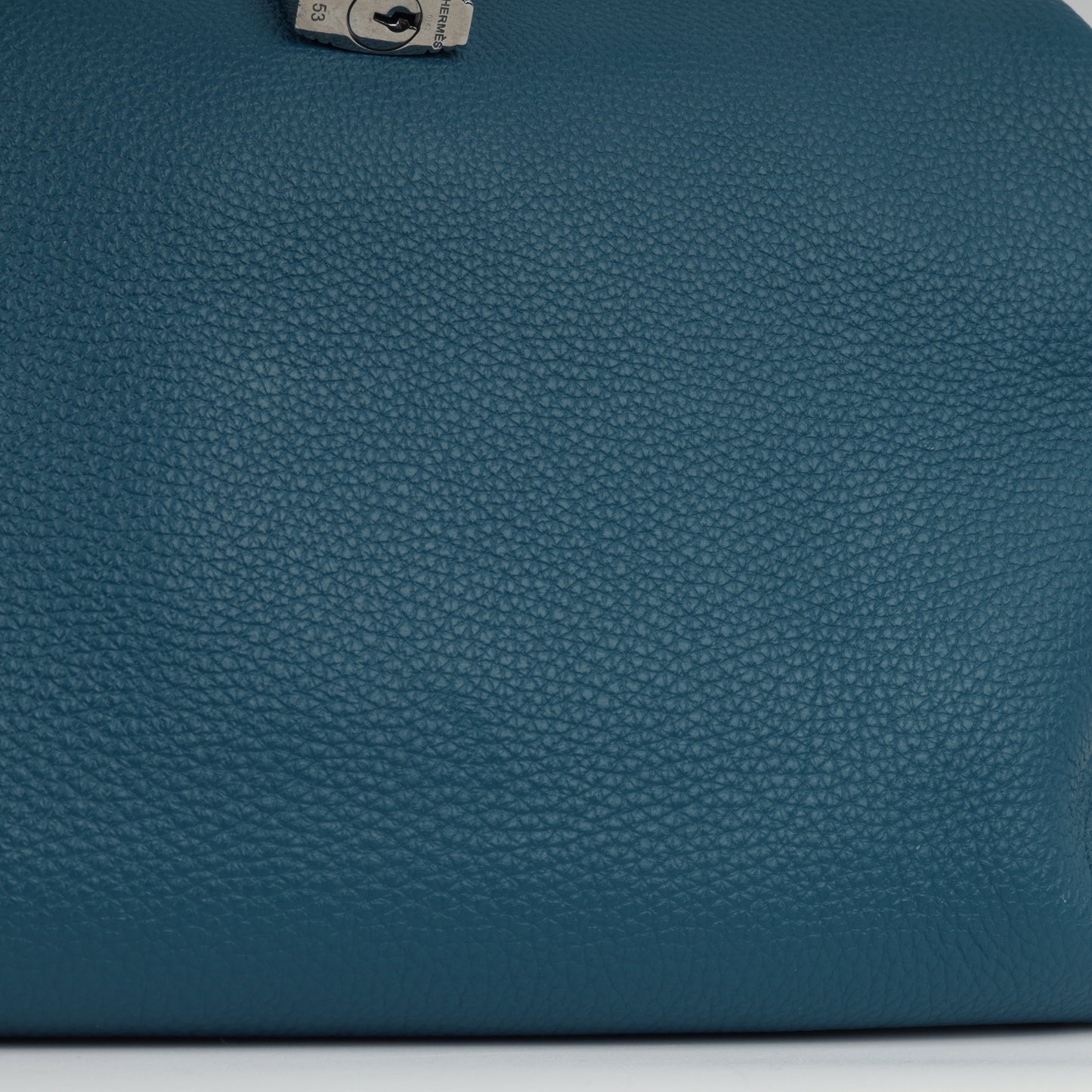 Hermès Kelly 50 Voyage - Bleu Cobalt