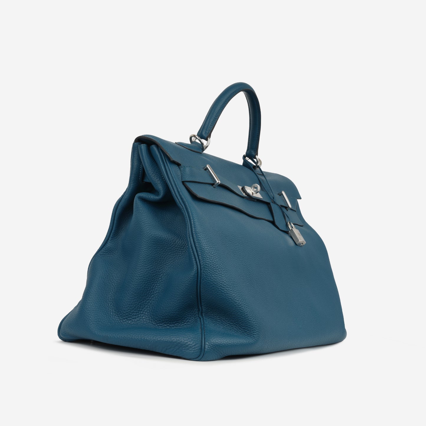 Hermès Kelly 50 Voyage - Bleu Cobalt