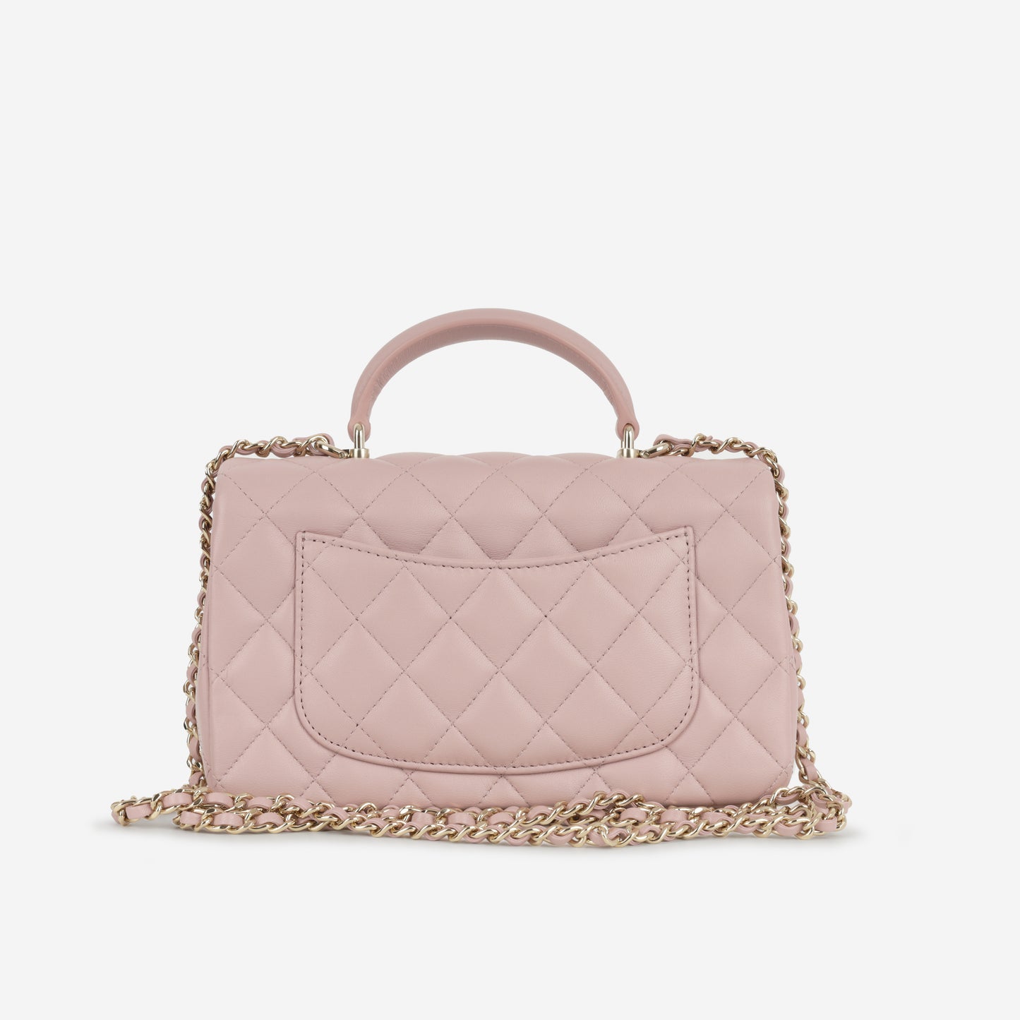 Chanel Mini Rectangular Top Handle - Light Mauve