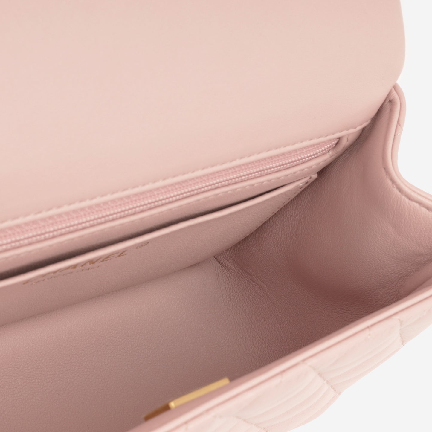 Chanel Mini Rectangular Top Handle - Light Mauve