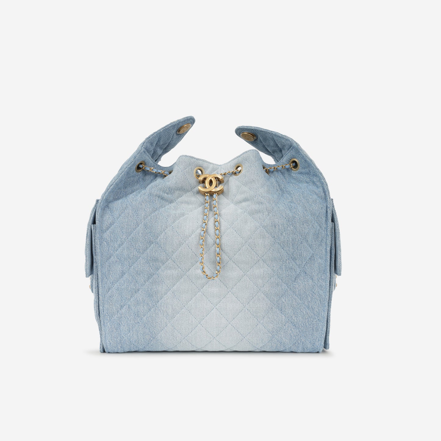 Chanel Medium 25 Hobo Bag - Light Blue Denim
