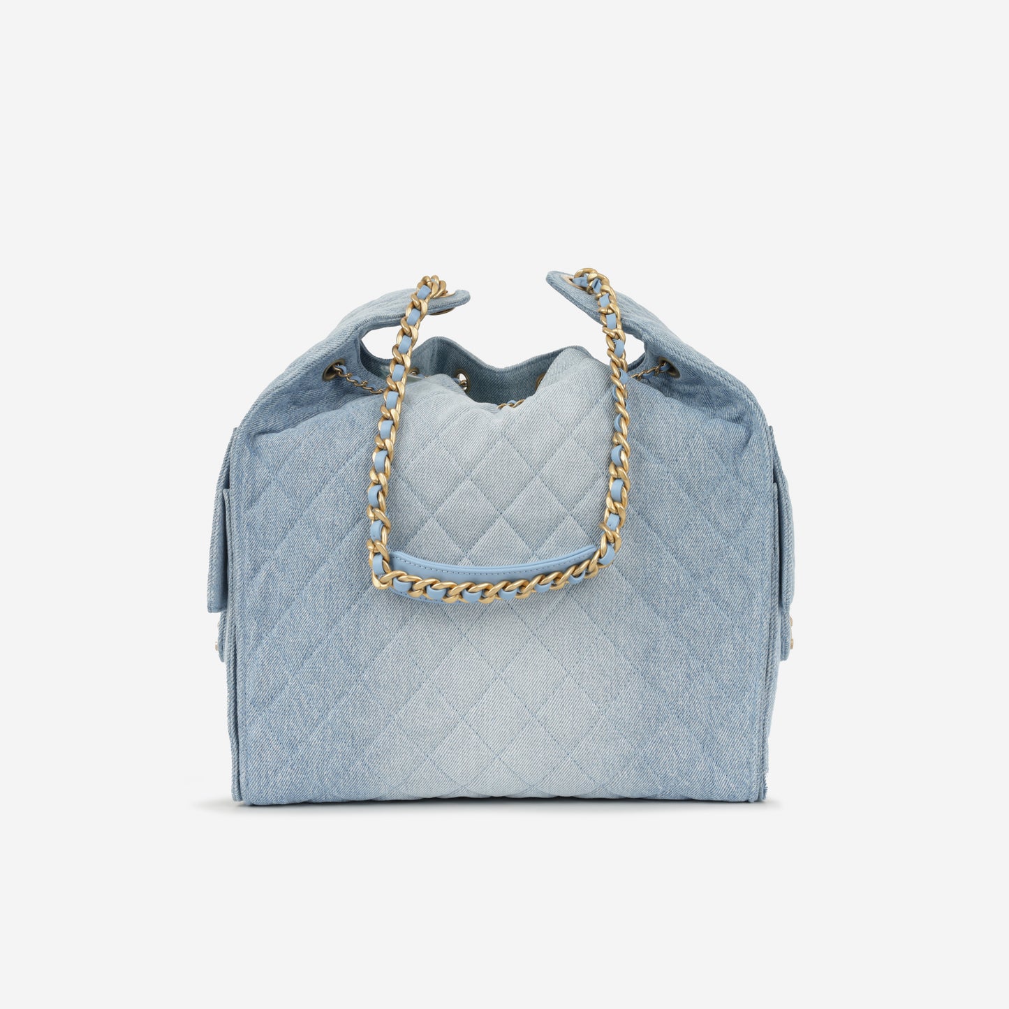 Chanel Medium 25 Hobo Bag - Light Blue Denim