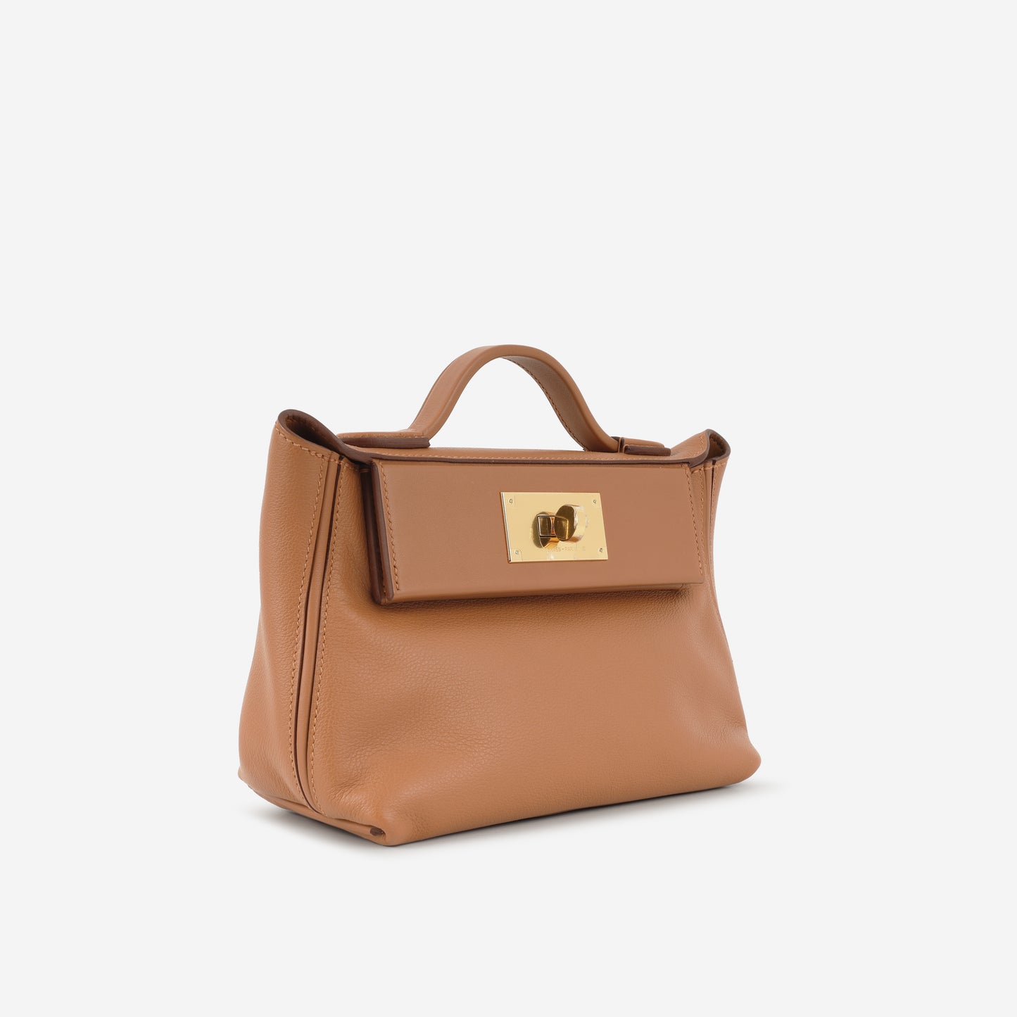 Hermès Mini 24/24 - Gold Evercolor / Swift | Gold Hardware