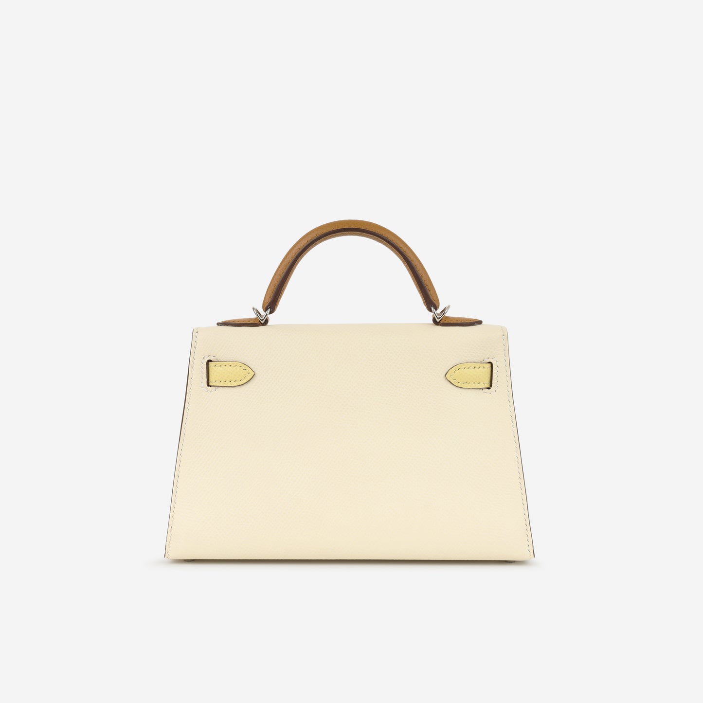 Hermès Mini Kelly - Nata / Jaune Poussin / Sesame