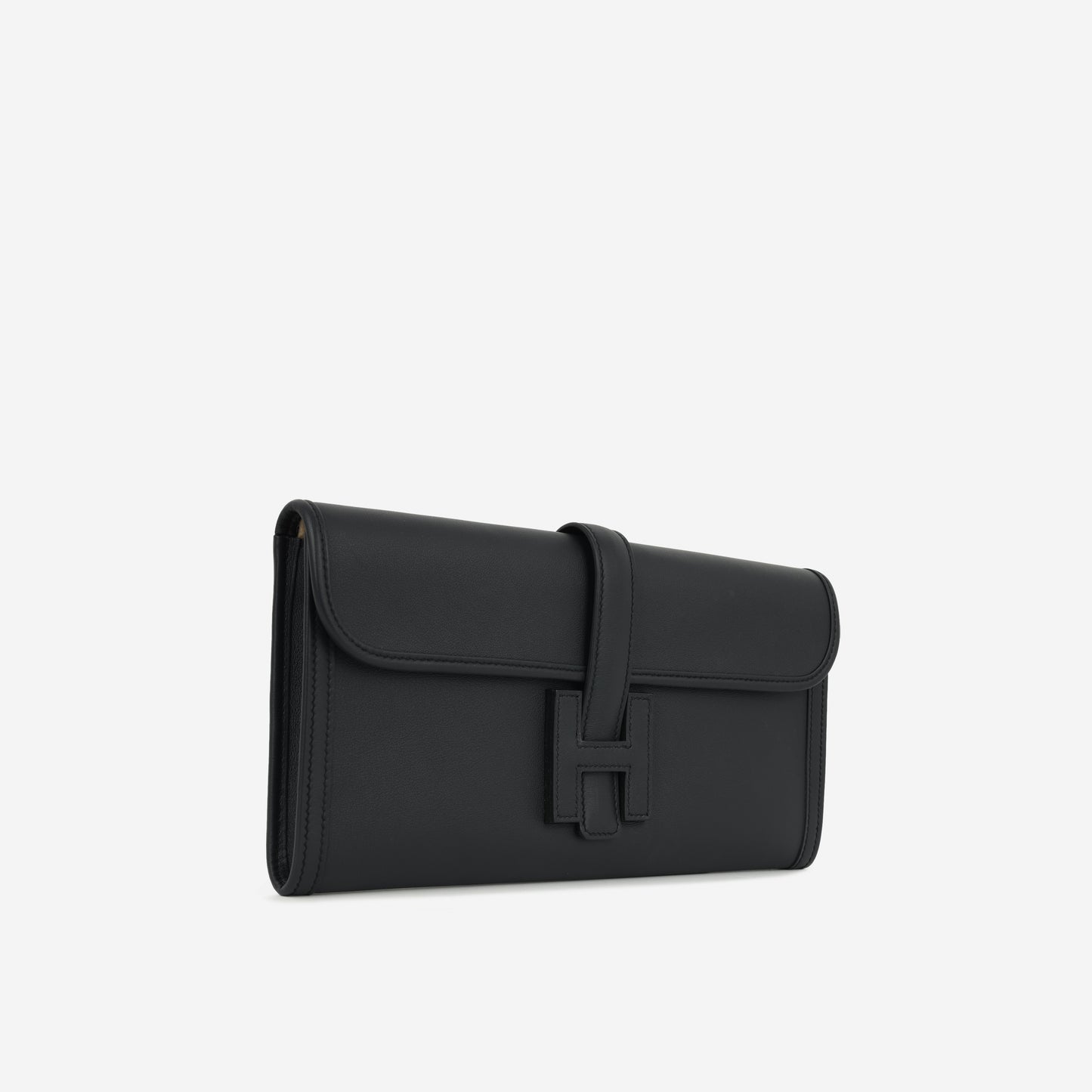 Hermès Jige Clutch 29 - Bleu Nuit