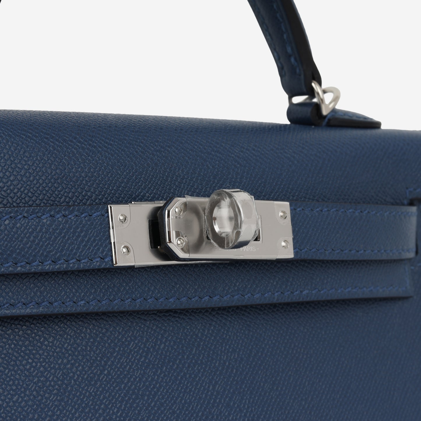 Hermès Mini Kelly - Bleu Tie Madame