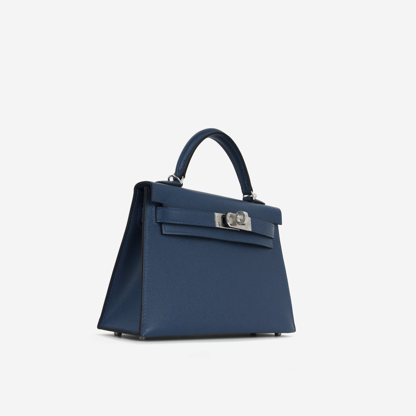 Hermès Mini Kelly - Bleu Tie Madame