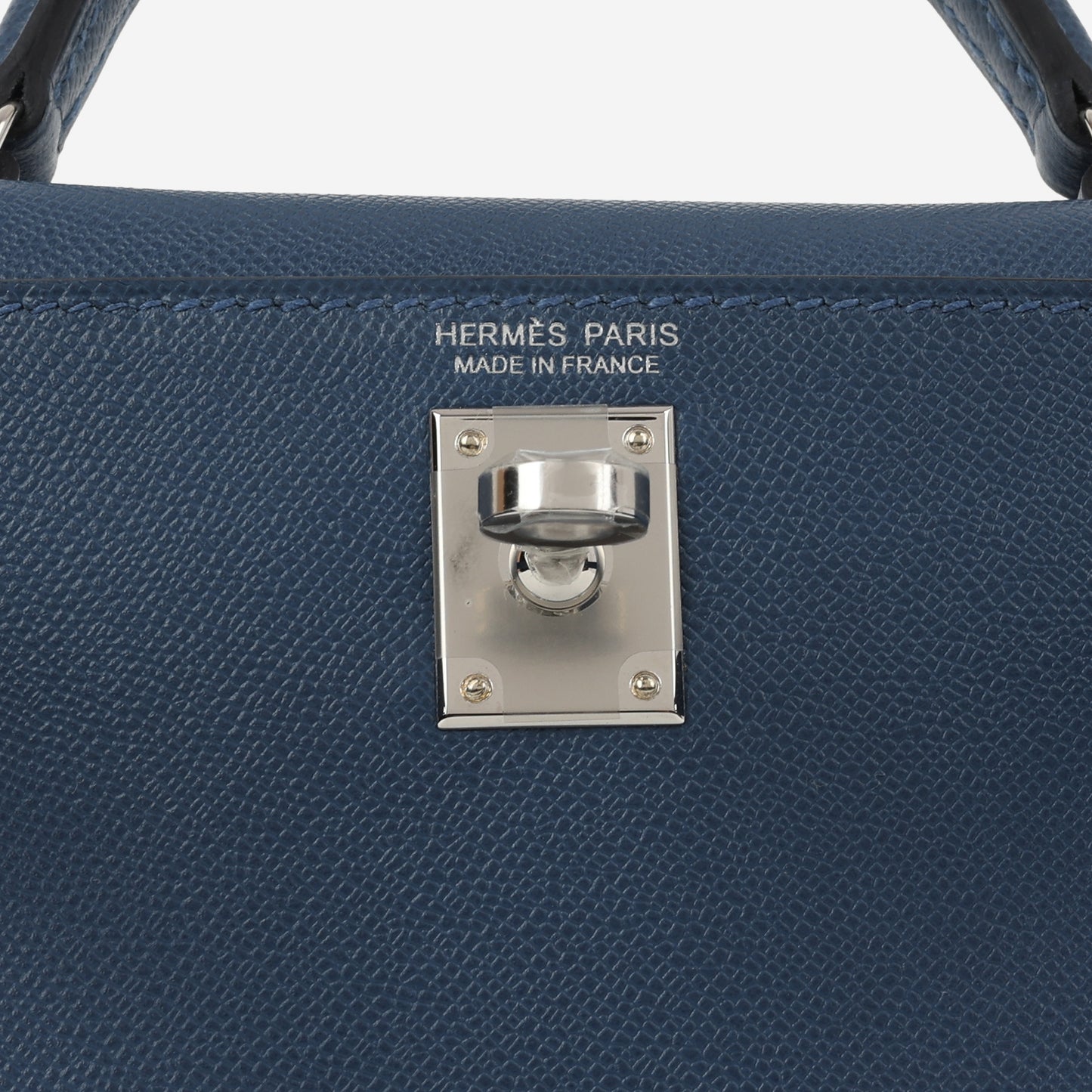 Hermès Mini Kelly - Bleu Tie Madame