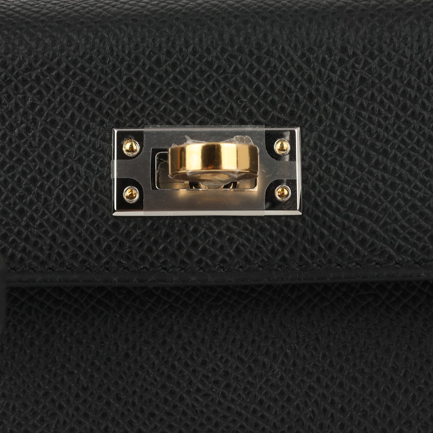 Hermès Mini Kelly - Black Epsom | Electrum Hardware