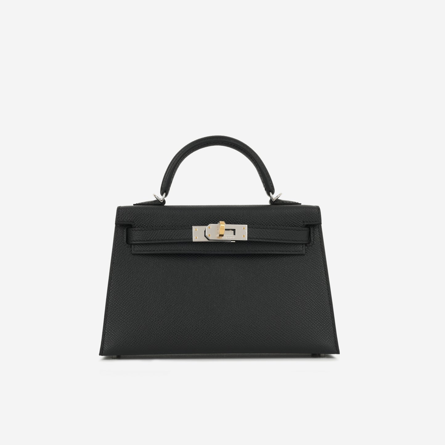 Hermès Mini Kelly - Black Epsom | Electrum Hardware