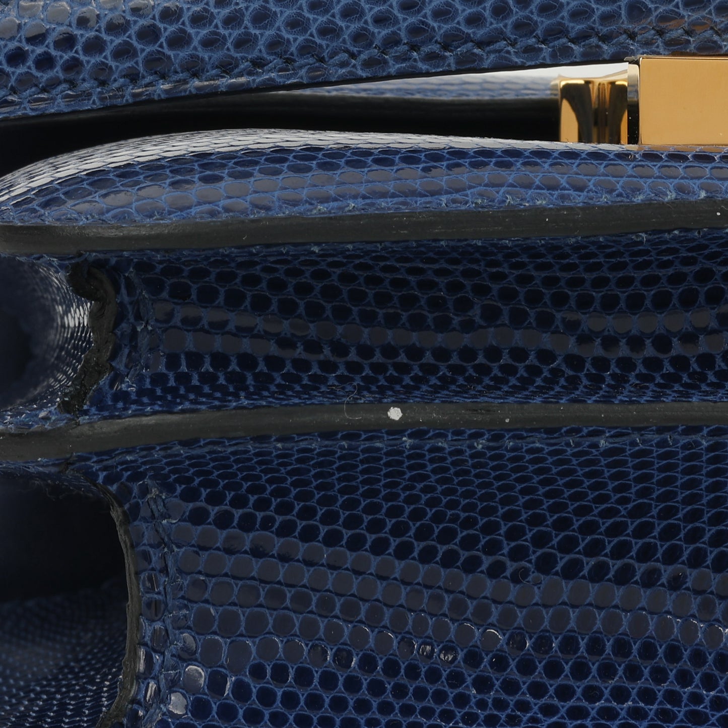 Hermès Constance 18 - Bleu Saphire Varanus Niloticus Lizard