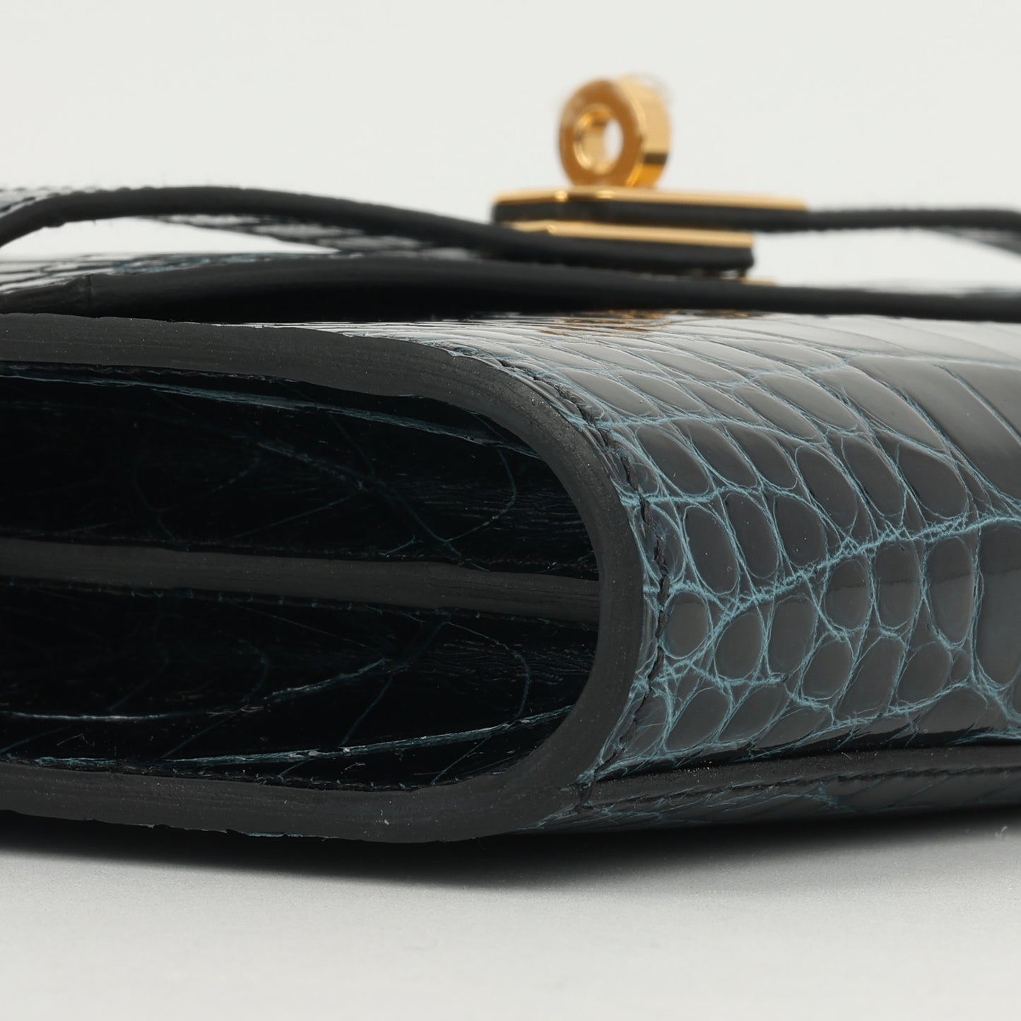 Kelly To Go Vert Rousseau Alligator Mississipiensis