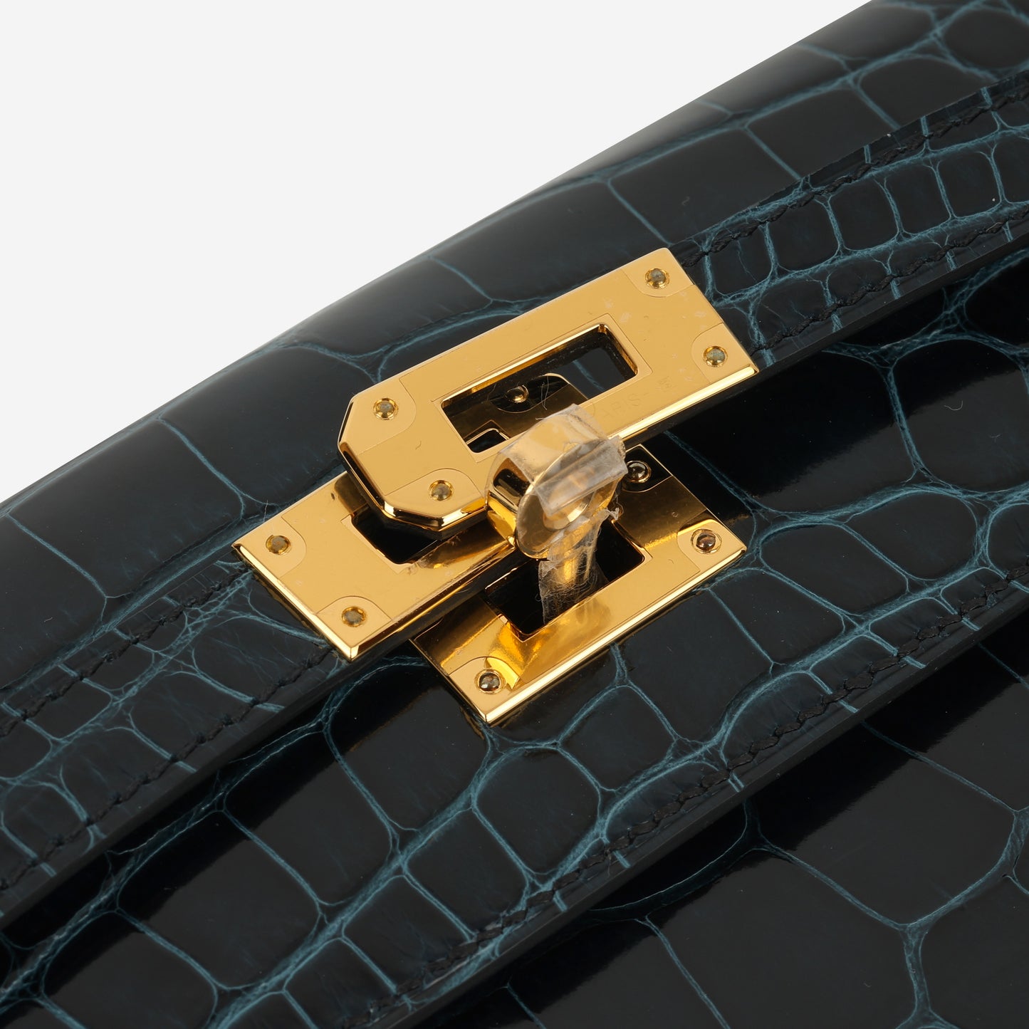 Kelly To Go Vert Rousseau Alligator Mississipiensis