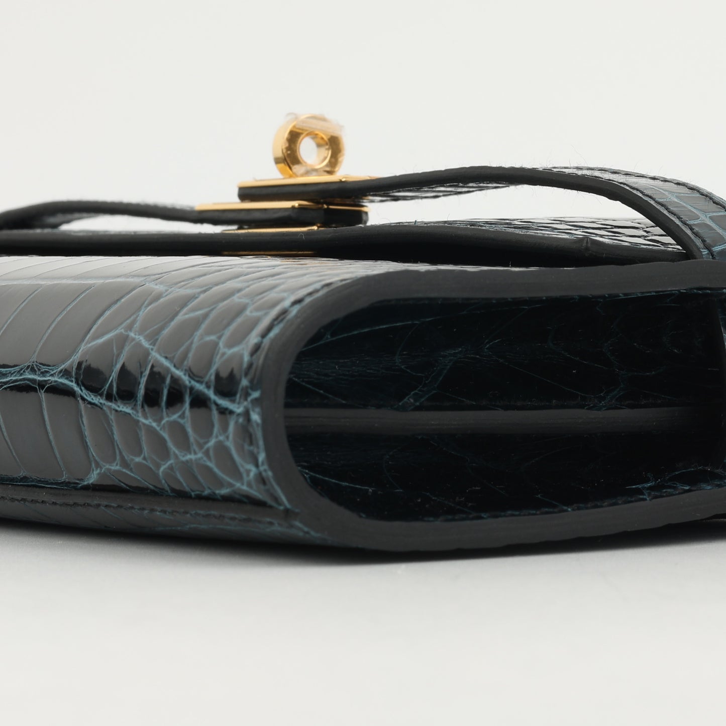 Kelly To Go Vert Rousseau Alligator Mississipiensis