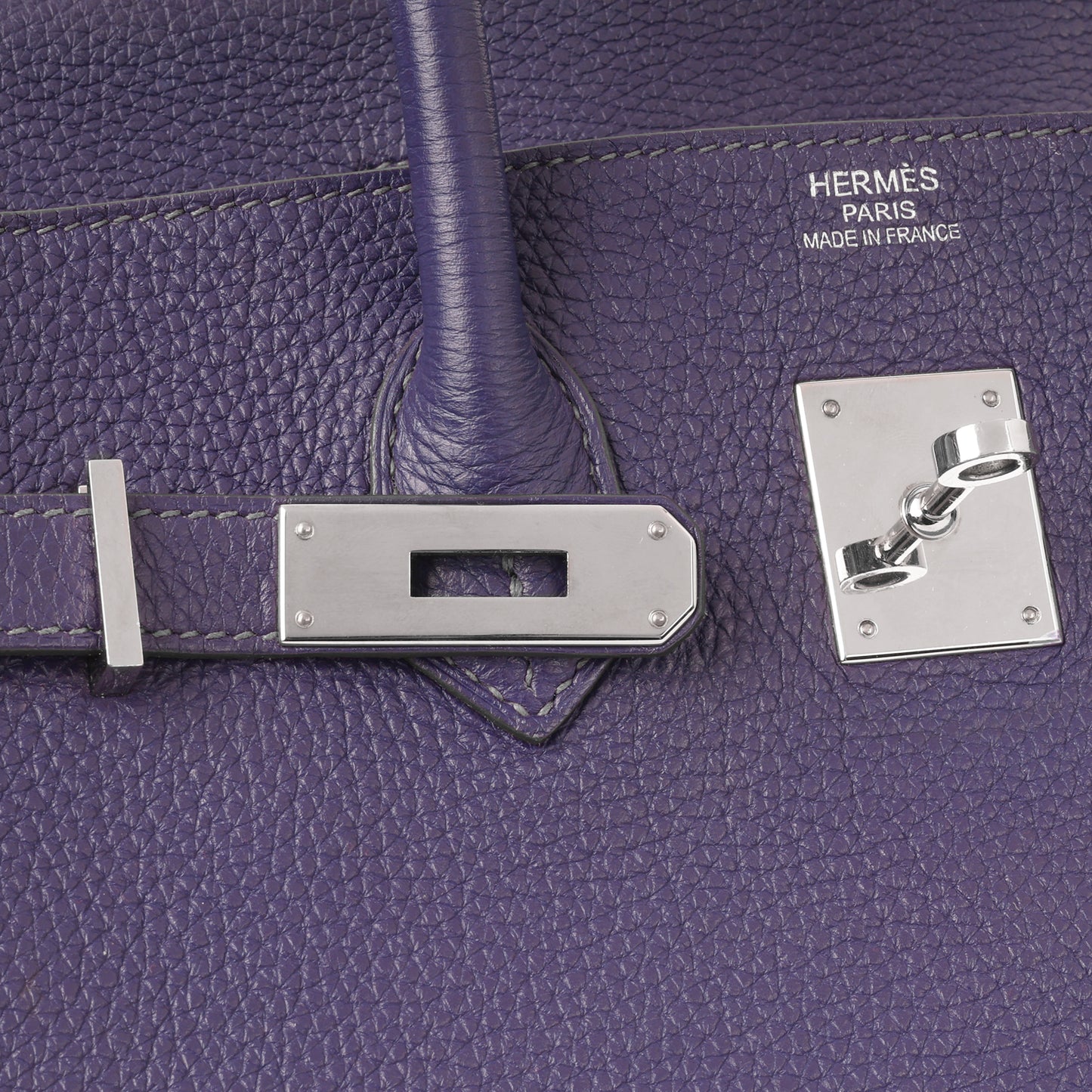 Hermès Birkin 35 - Iris Togo | Palladium Hardware